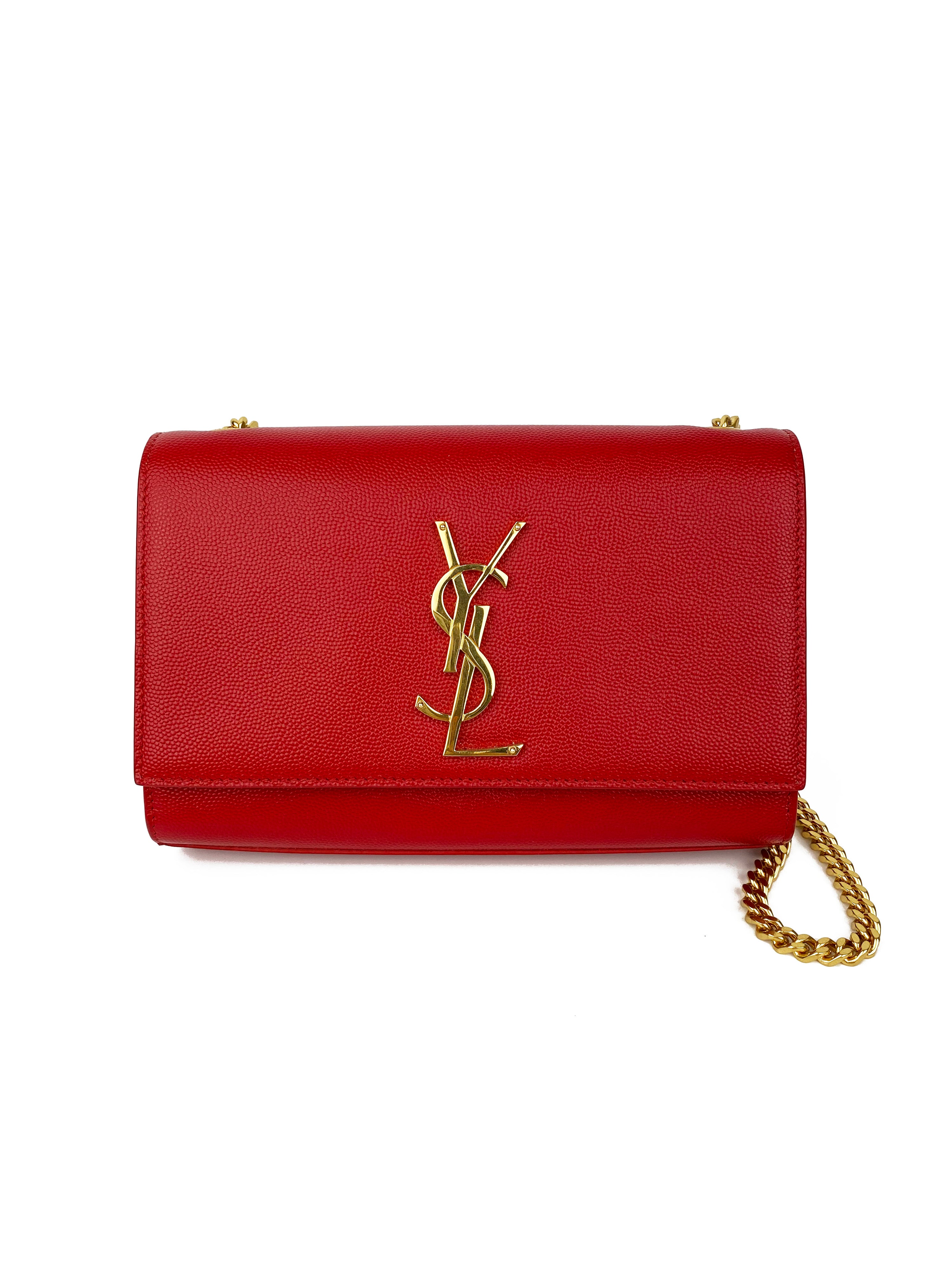 Saint Laurent Small Red Kate Bag