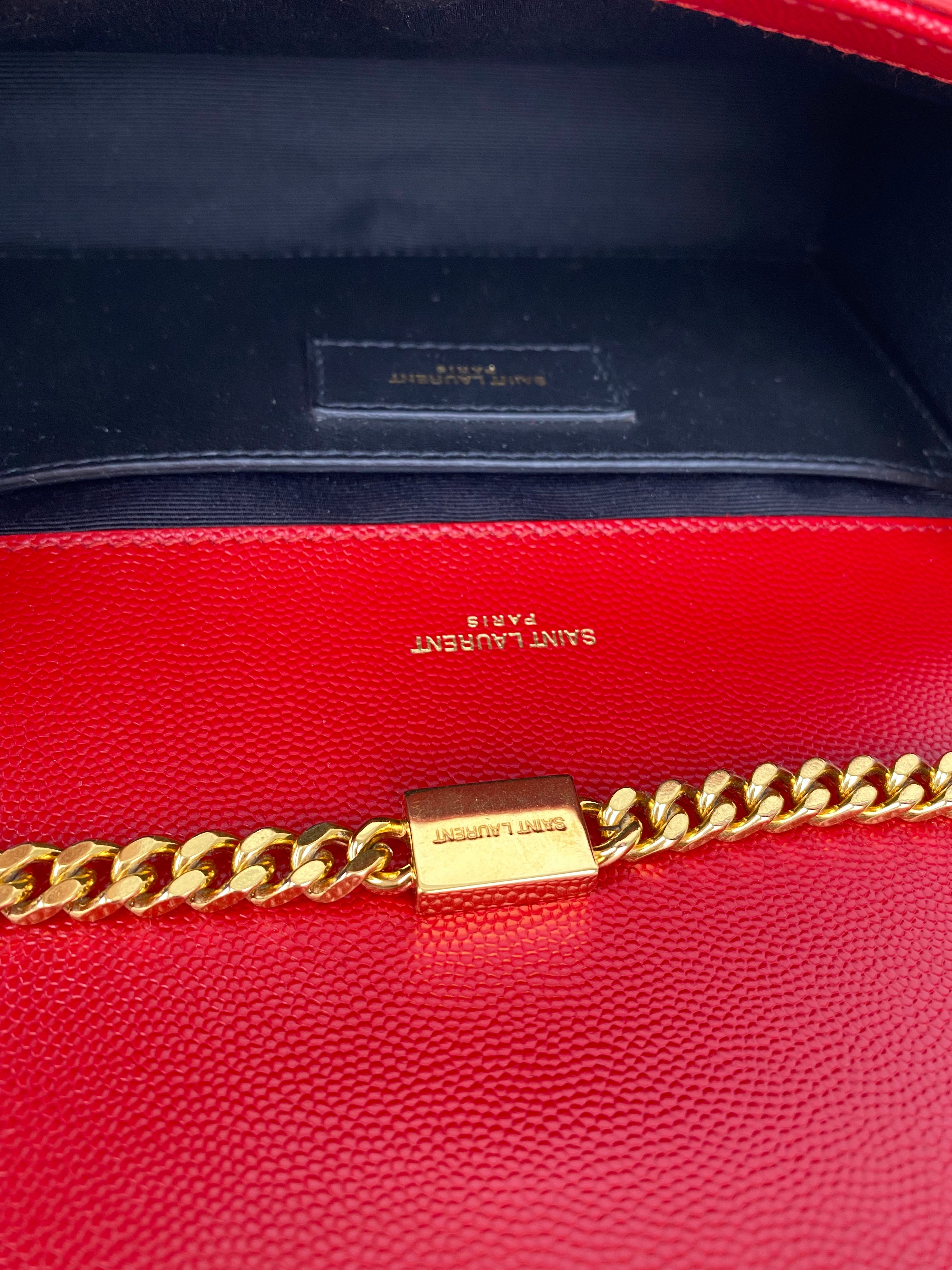 Saint Laurent Small Red Kate Bag