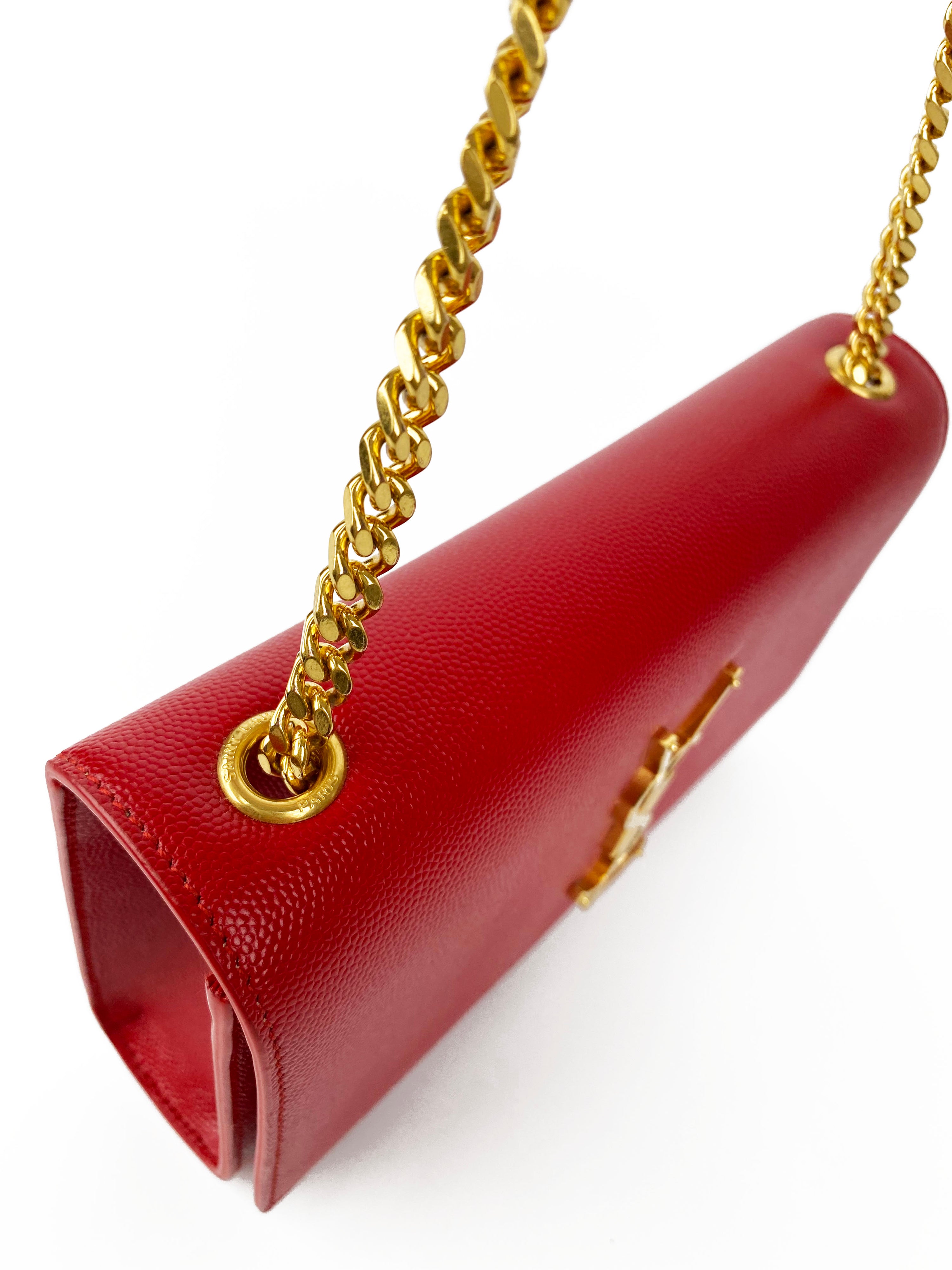 Saint Laurent Small Red Kate Bag