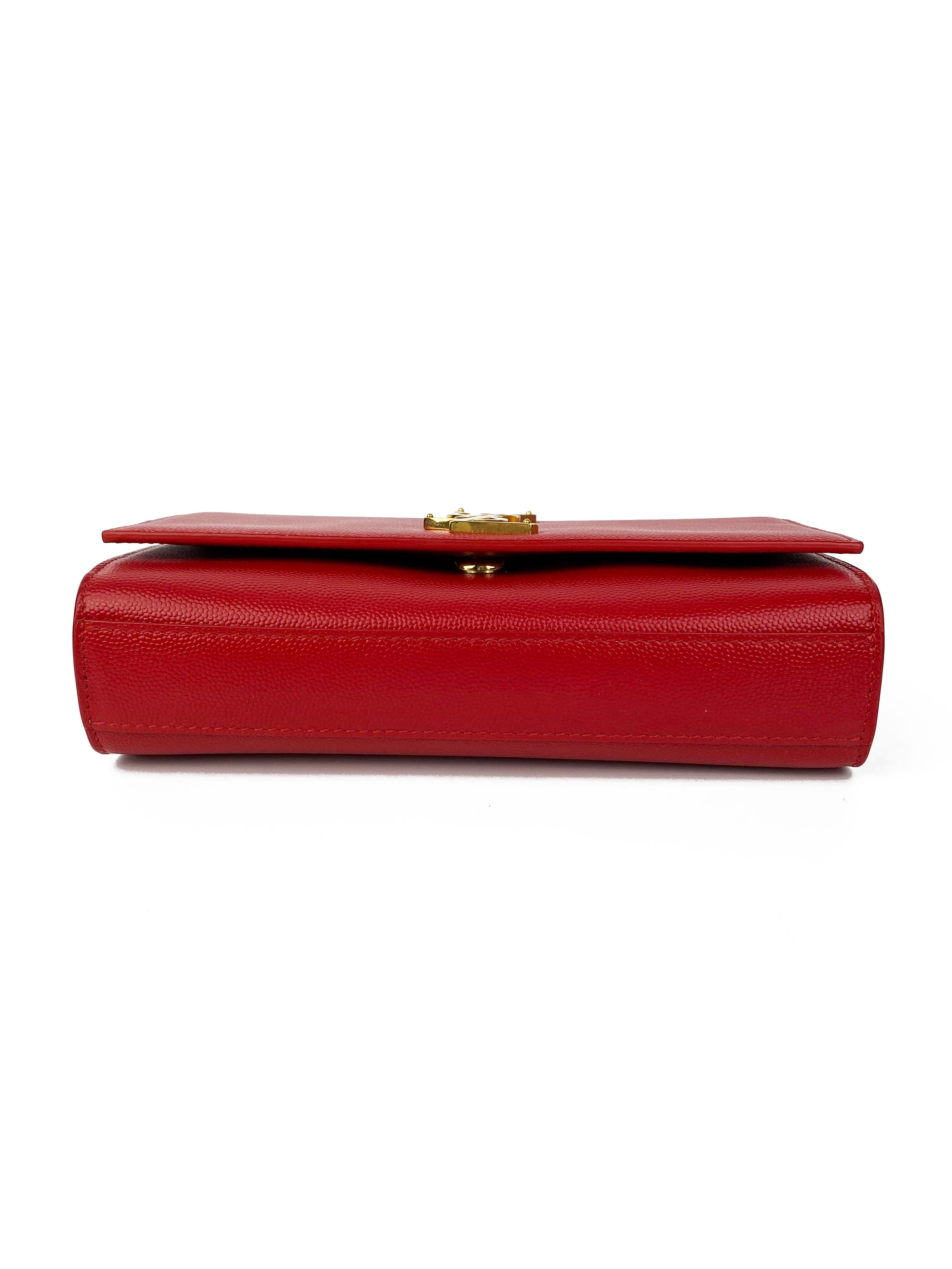 Saint Laurent Small Red Kate Bag