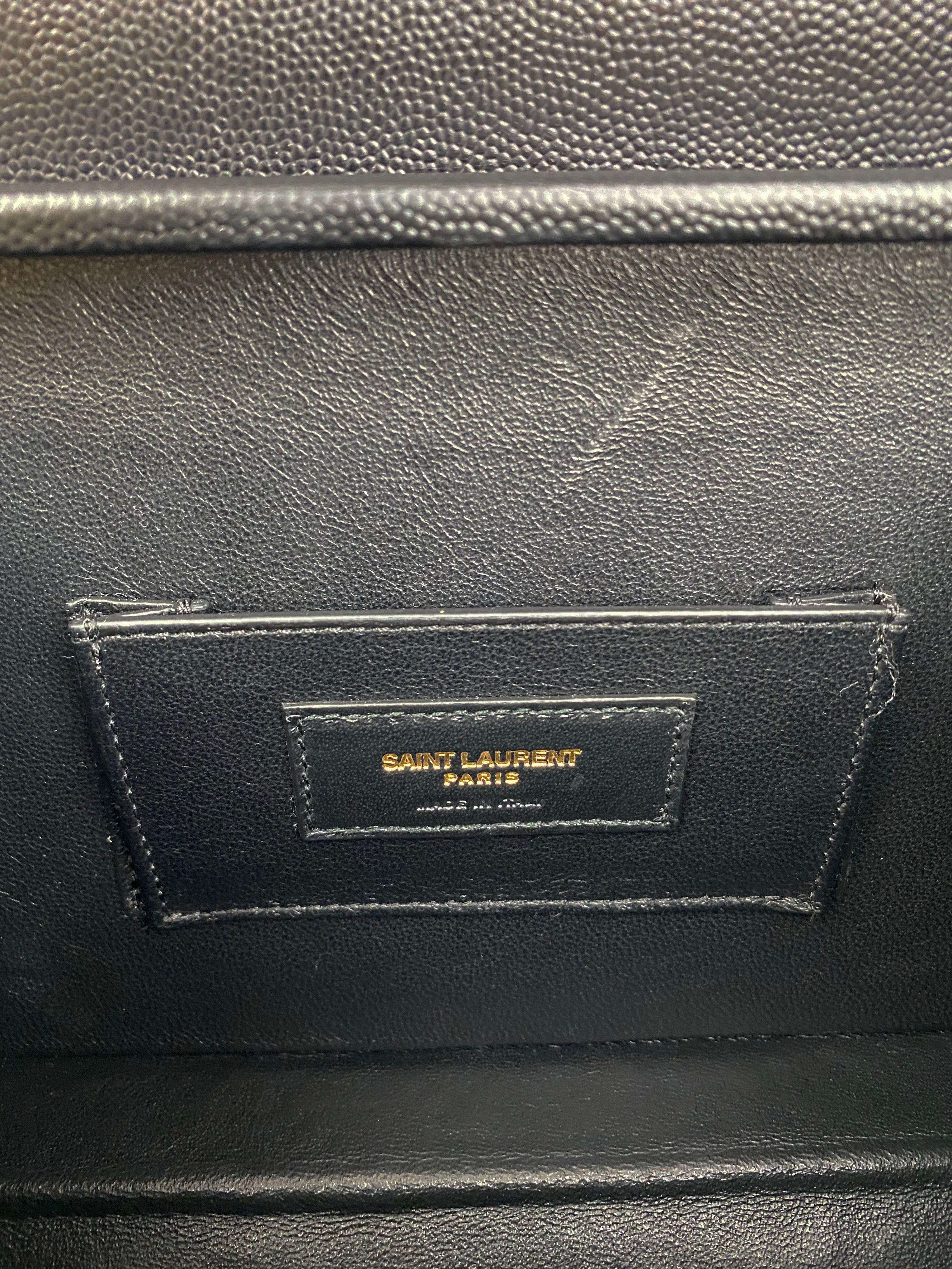 Saint Laurent Small Black Kate Box Bag with Side Tassels