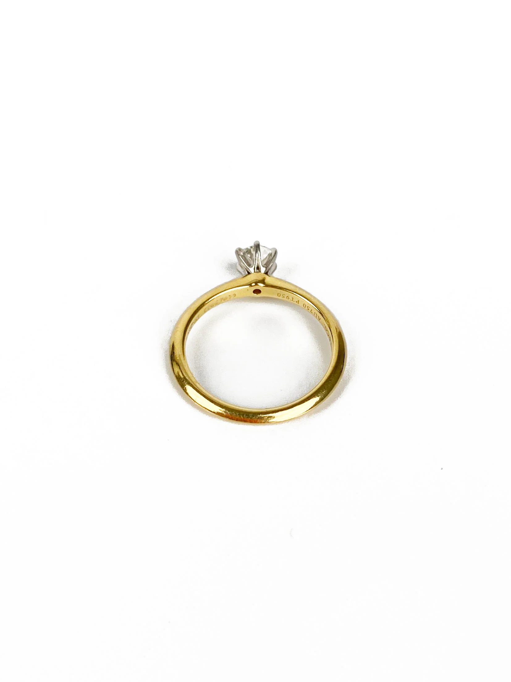 Tiffany  Co 0.35ct Gold Ring