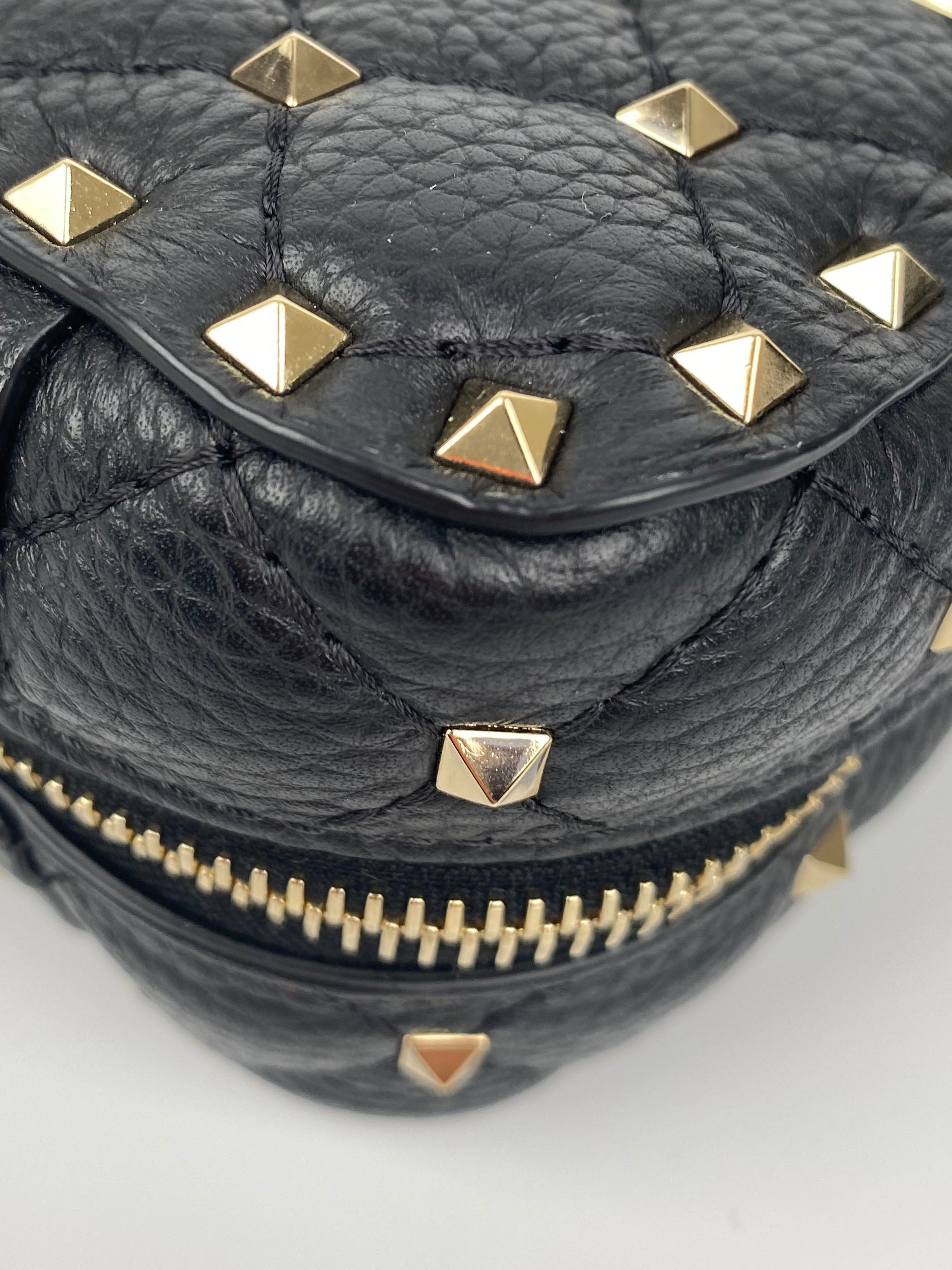 Valentino Black & White Rockstud Bag