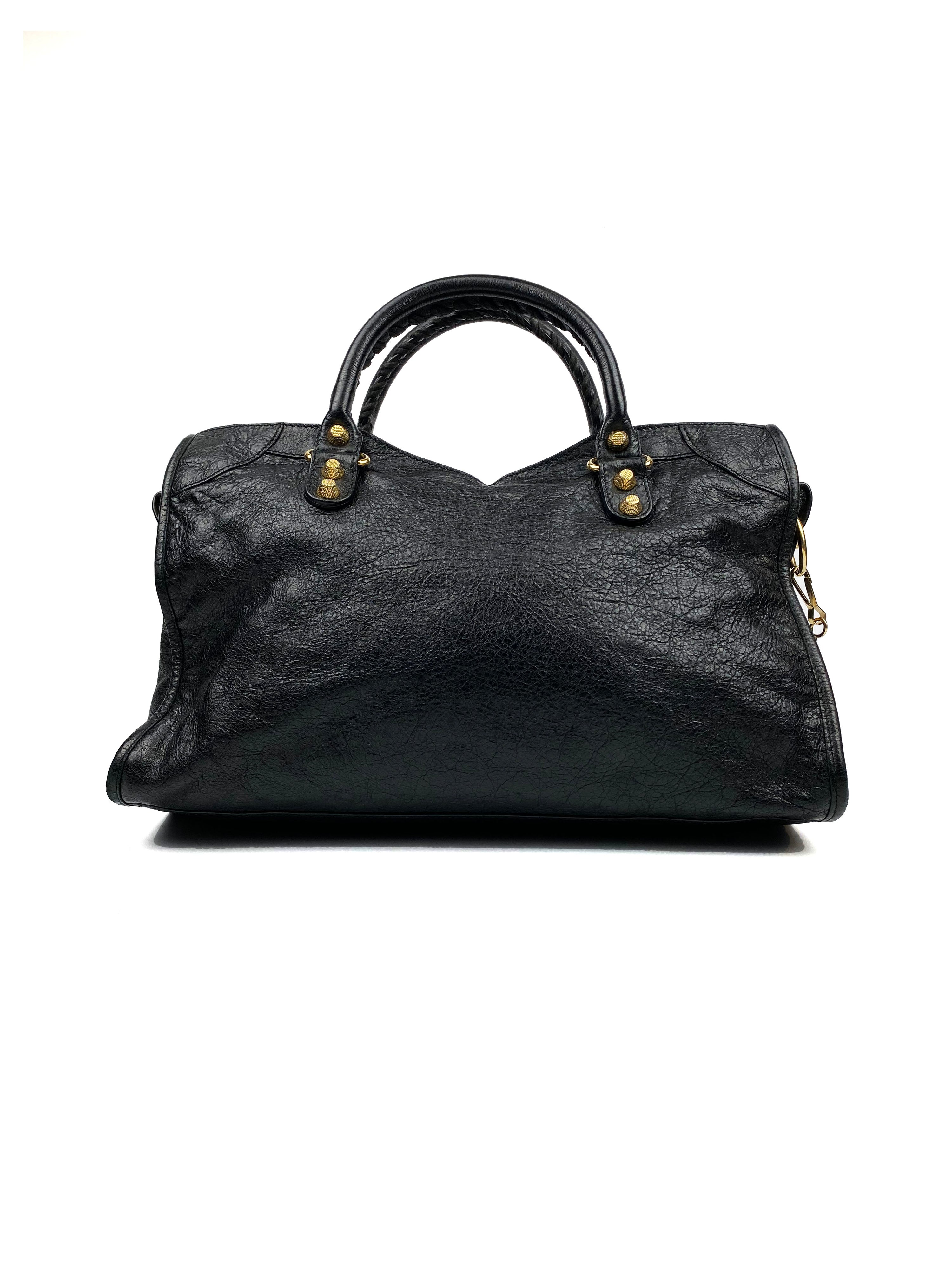 Balenciaga Black City Bag