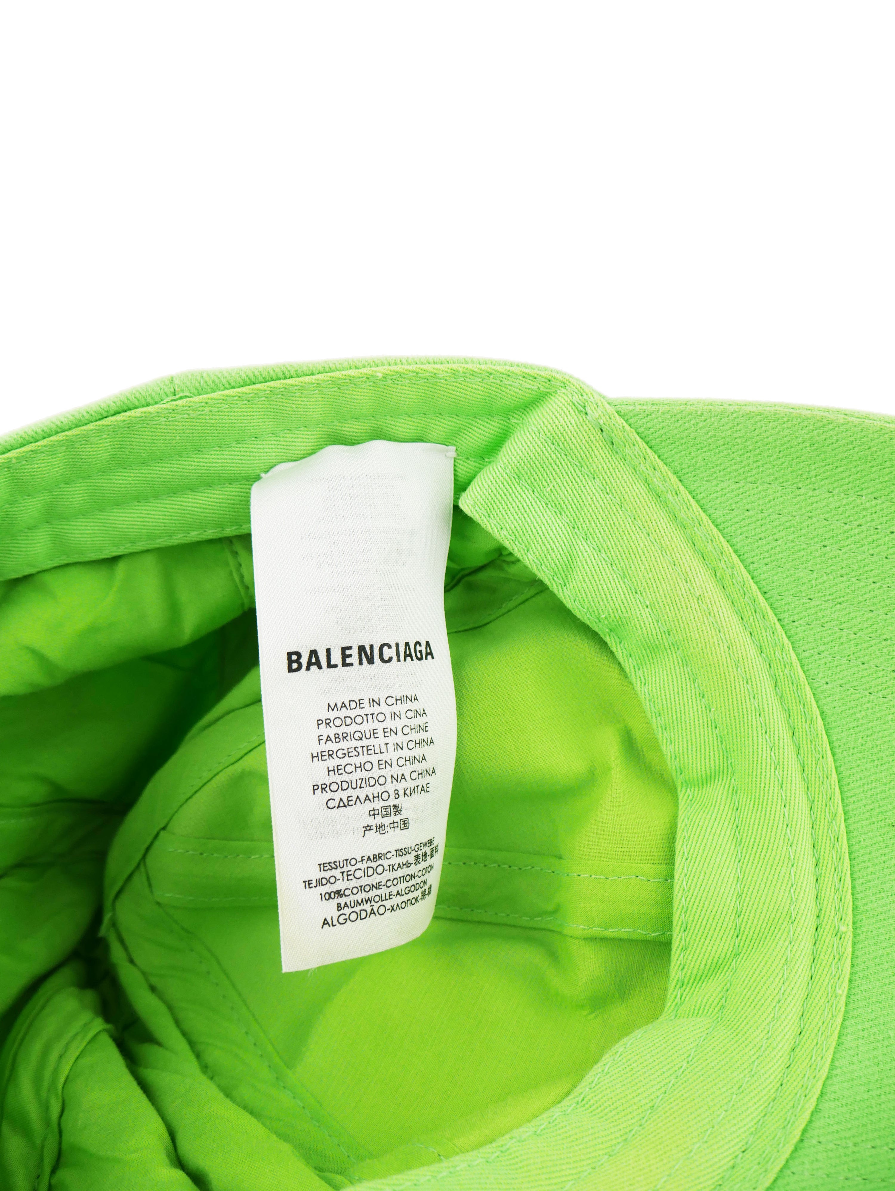 Balenciaga Green Logo Cap L