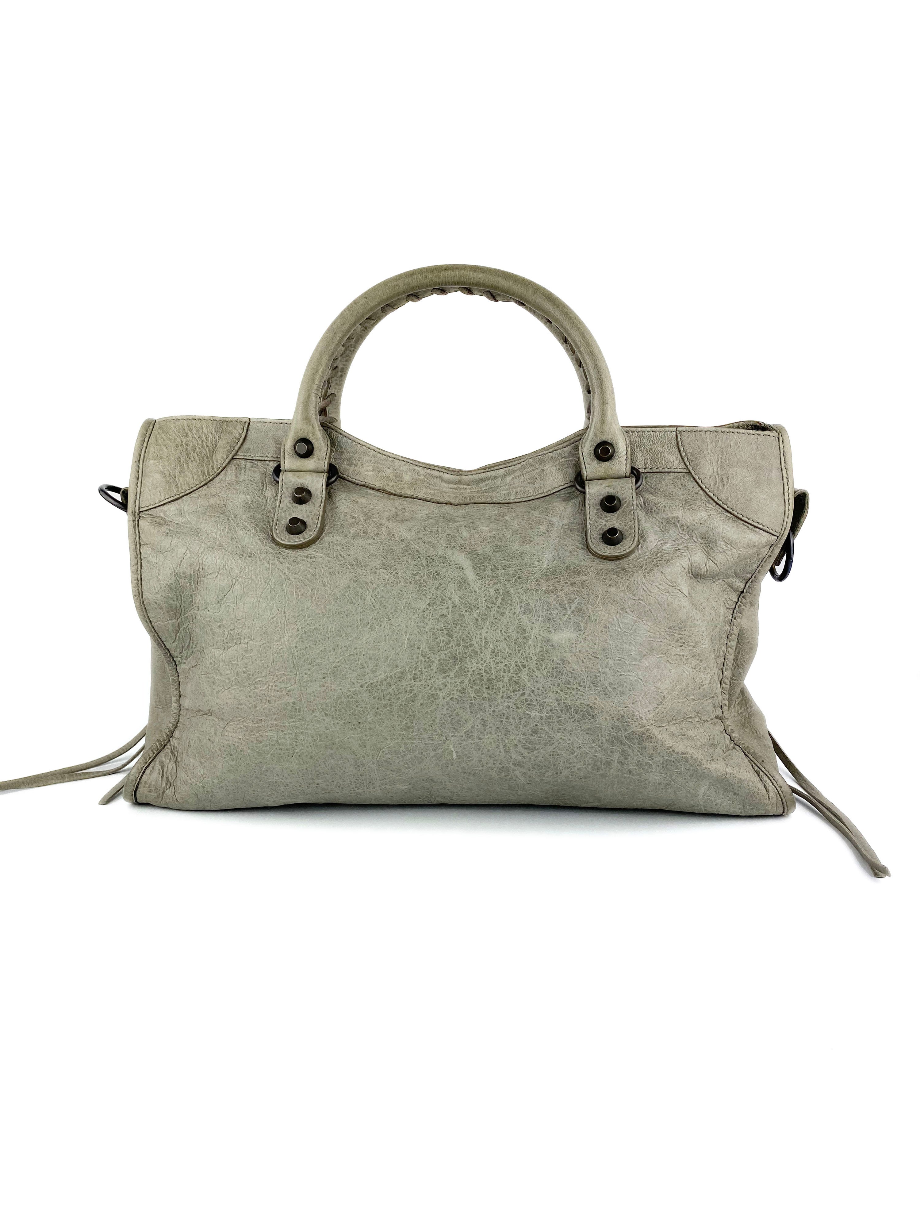 Balenciaga Classic City Sage Green Bag