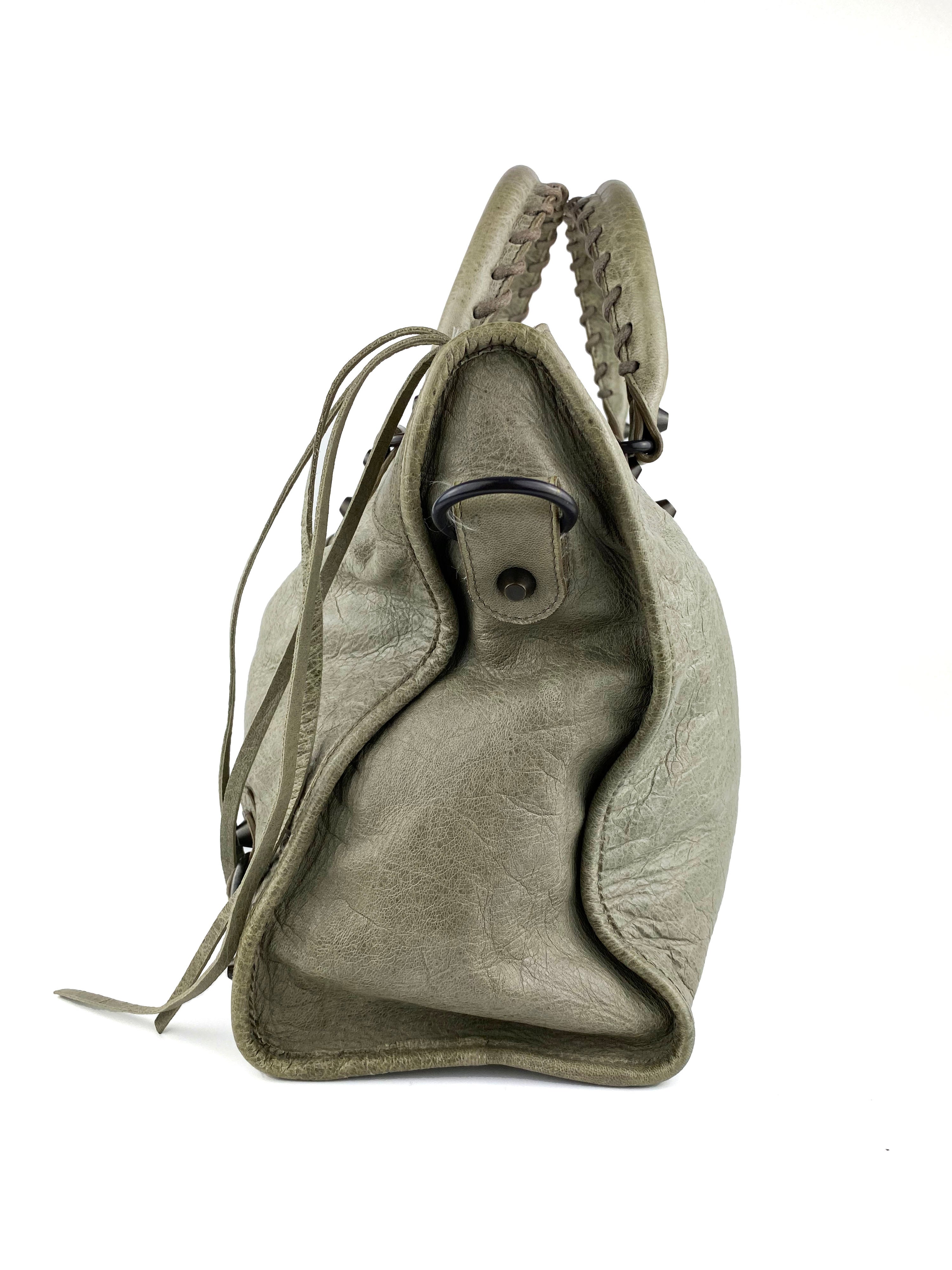 Balenciaga Classic City Sage Green Bag