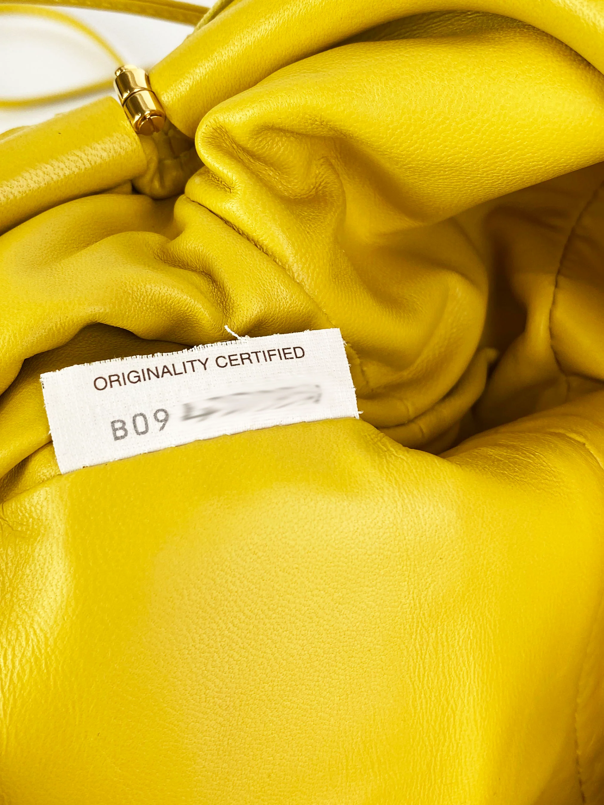 Bottega Veneta Mini Yellow The Pouch Bag