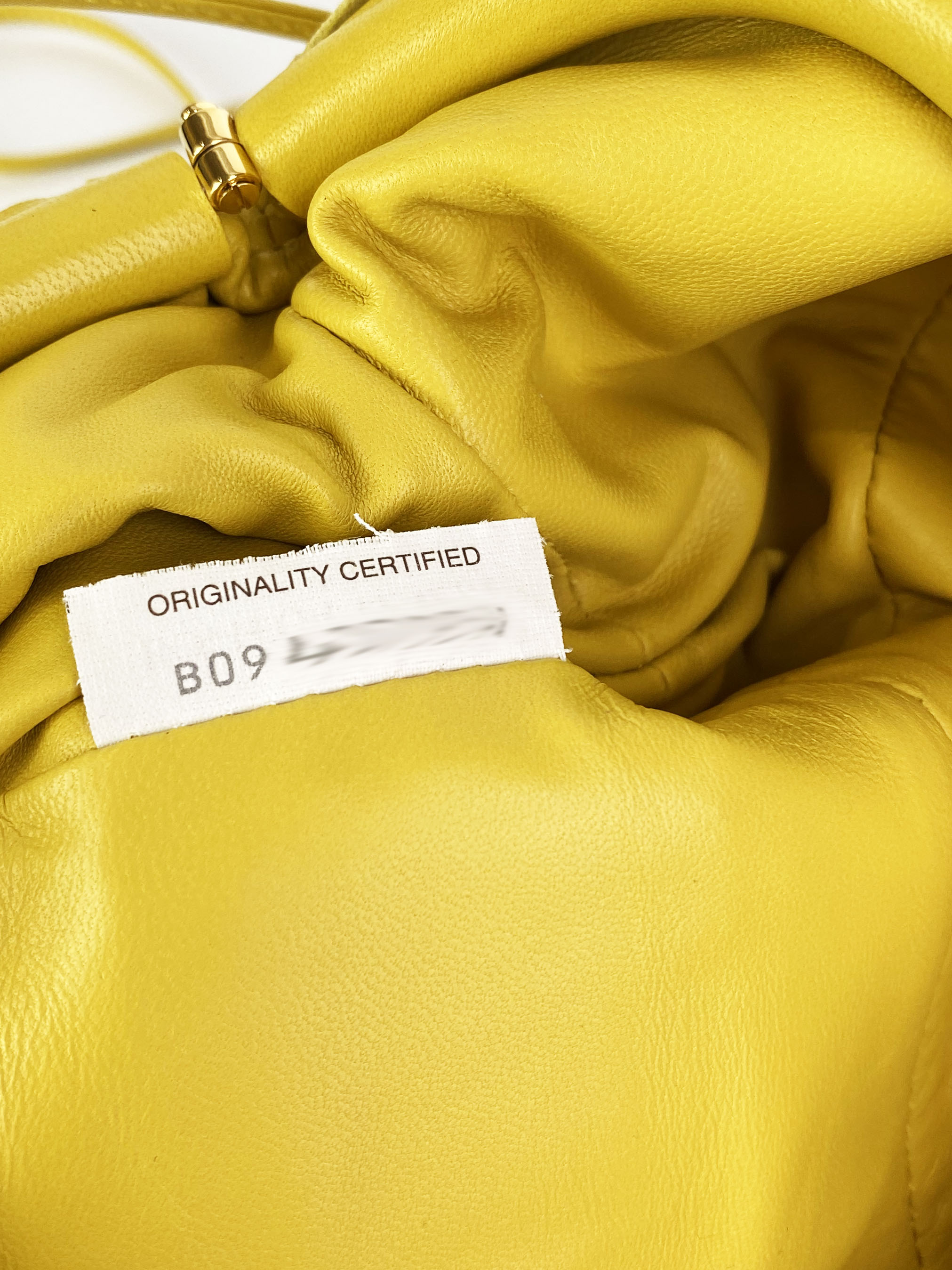 Bottega Veneta Mini Yellow The Pouch Bag