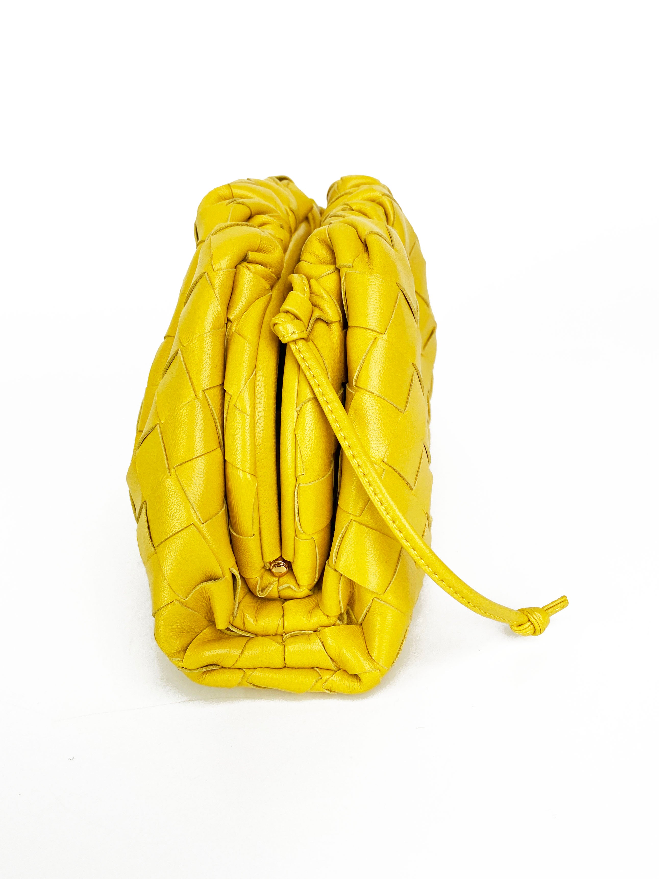 Bottega Veneta Mini Yellow The Pouch Bag