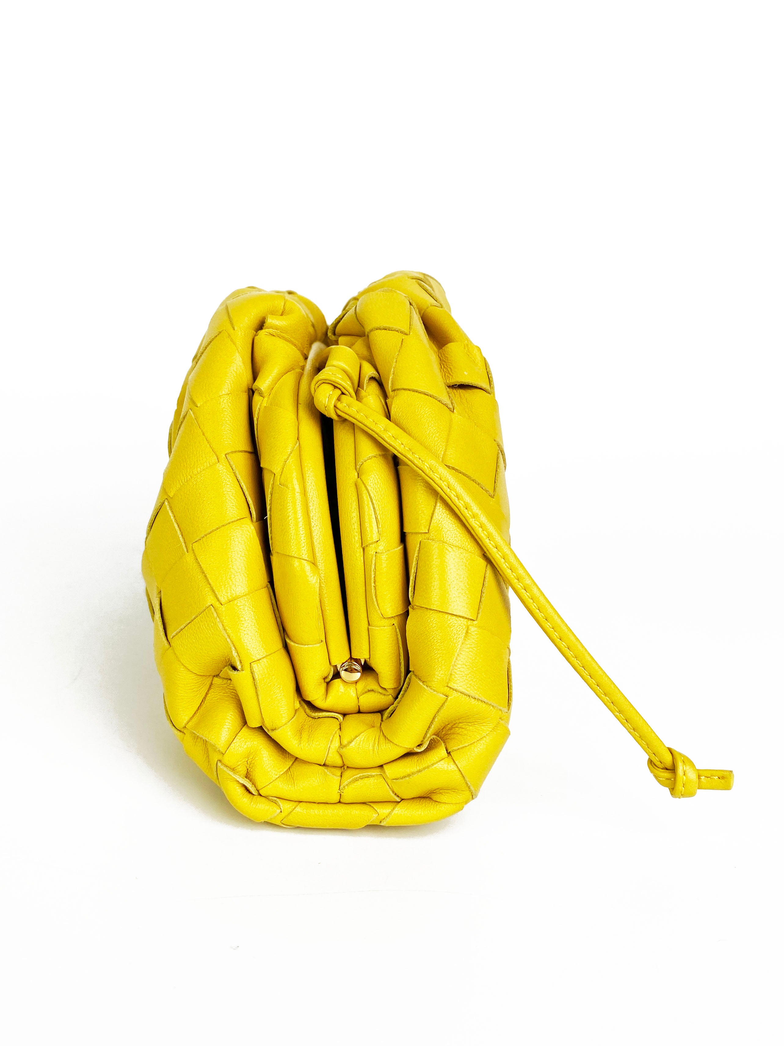 Bottega Veneta Mini Yellow The Pouch Bag