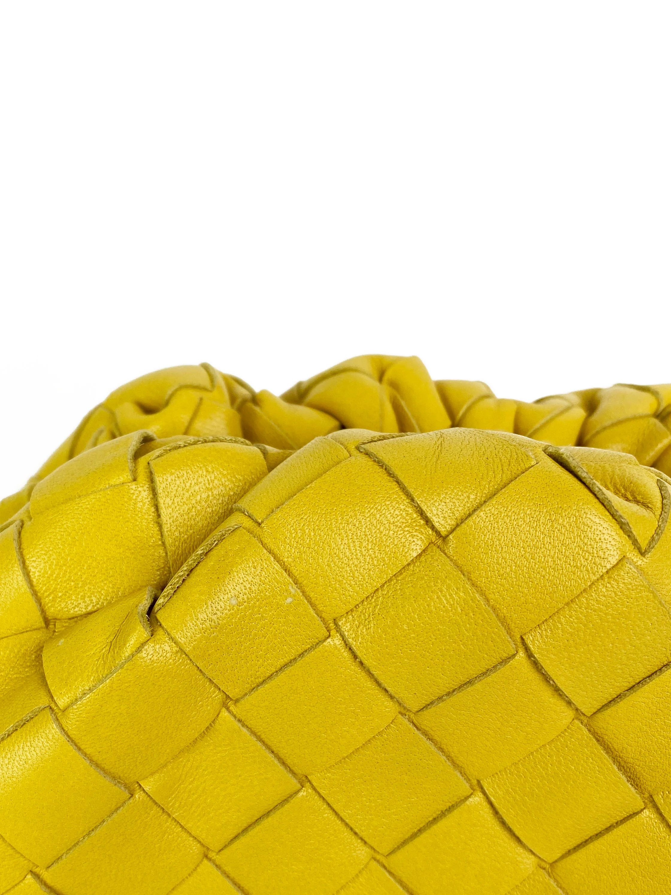 Bottega Veneta Mini Yellow The Pouch Bag