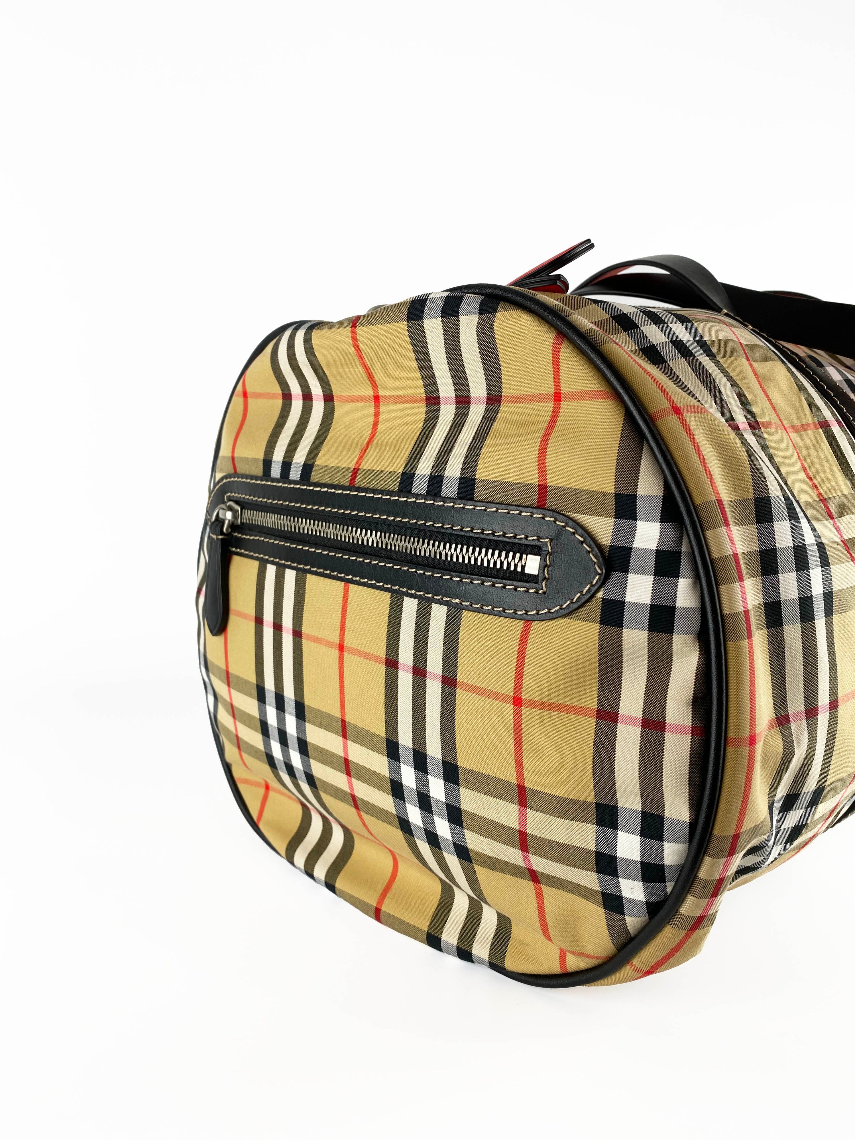 Burberry Kennedy Barrel Holdall Bag