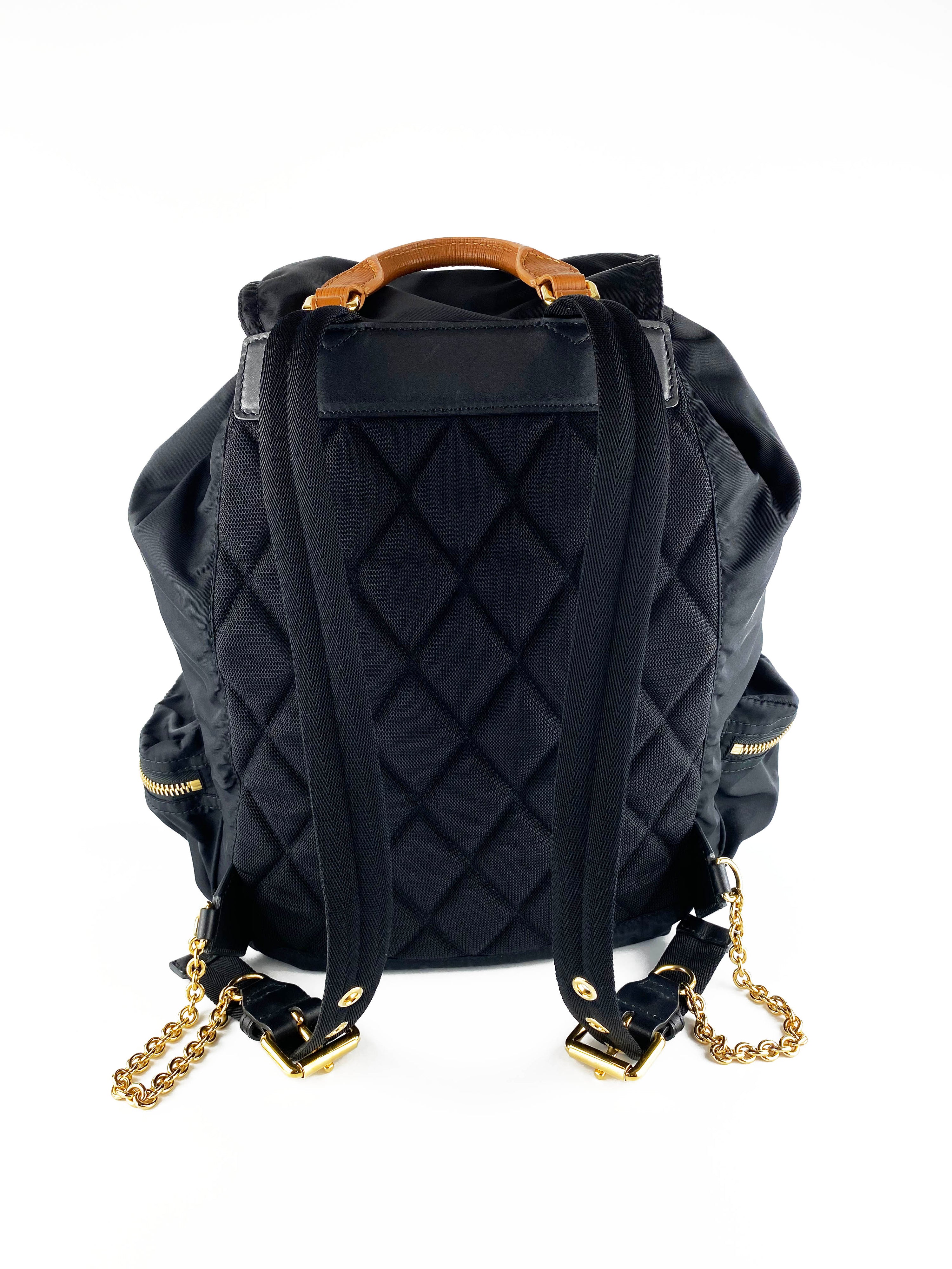 Burberry Patches Nylon Rucksack