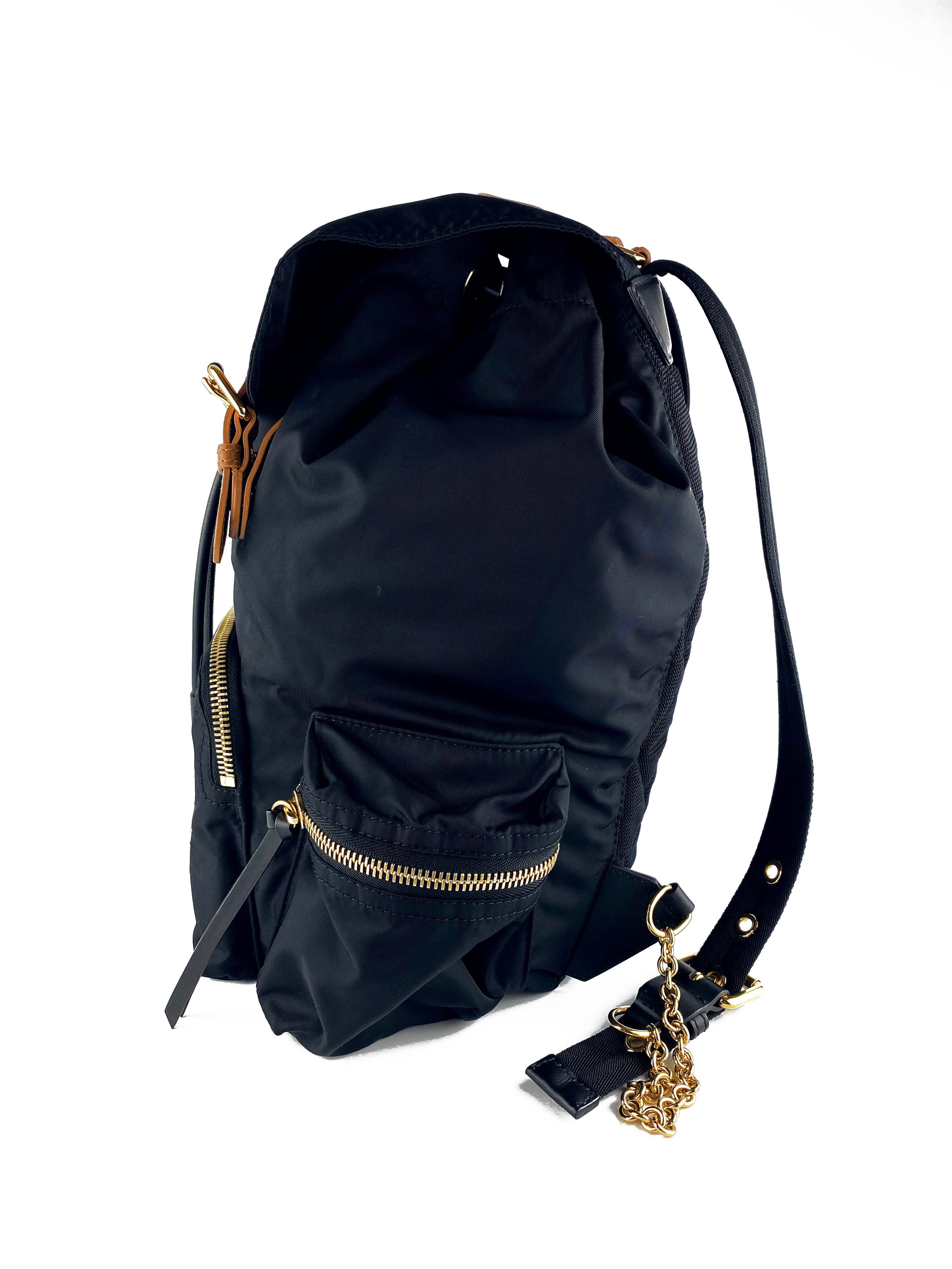 Burberry Patches Nylon Rucksack