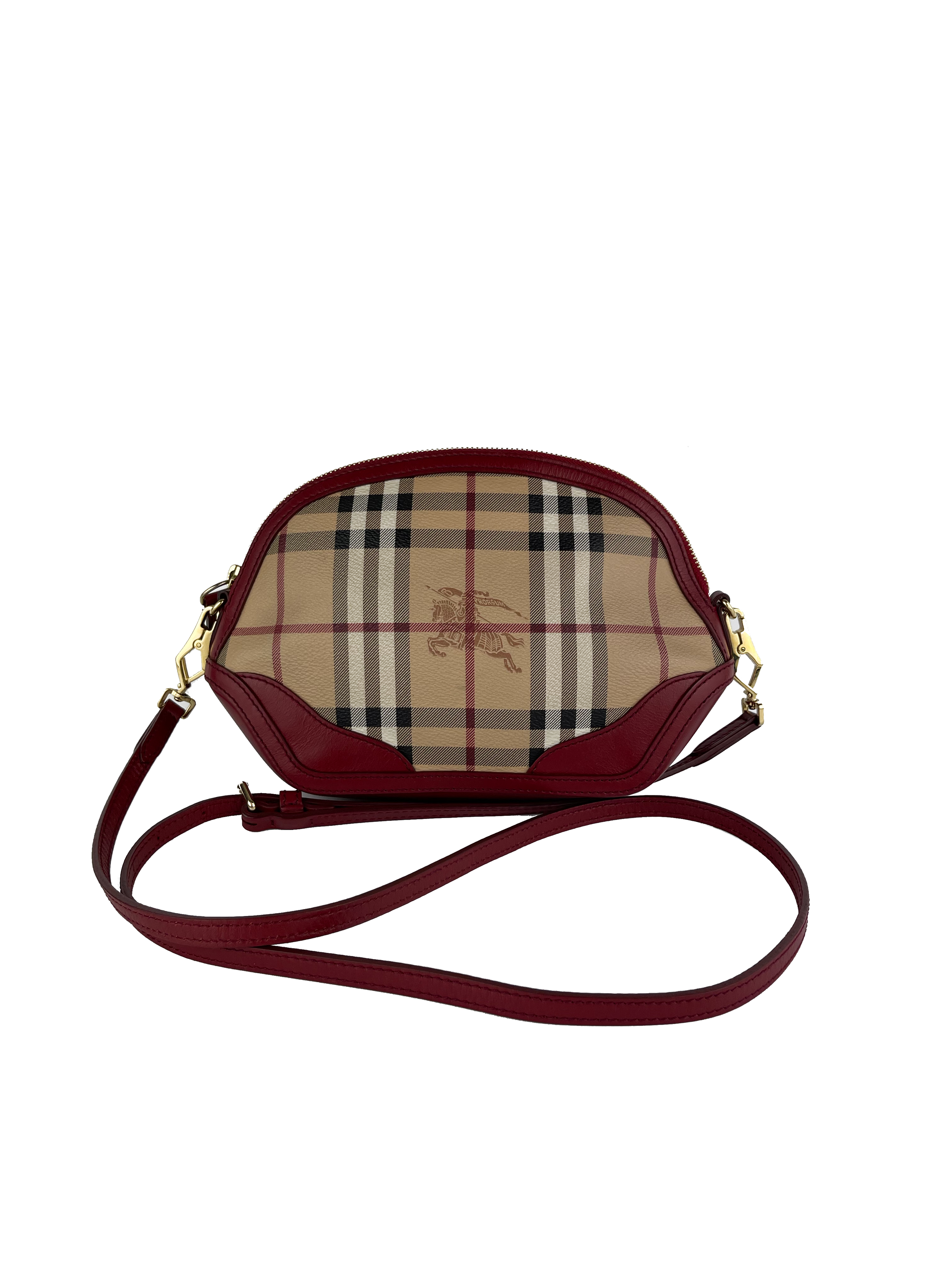 Burberry Haymarket Crossbody Pouch