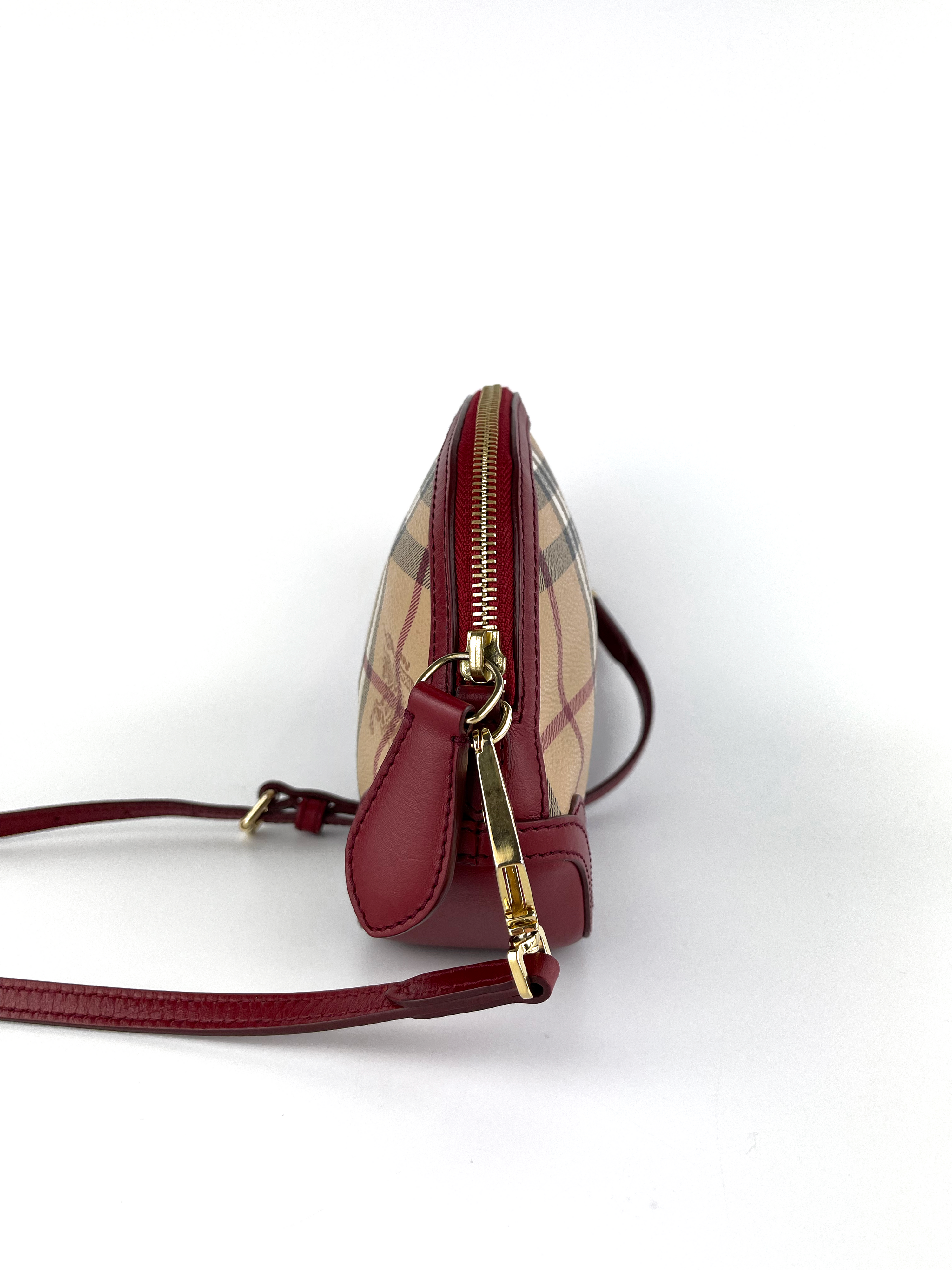 Burberry Haymarket Crossbody Pouch