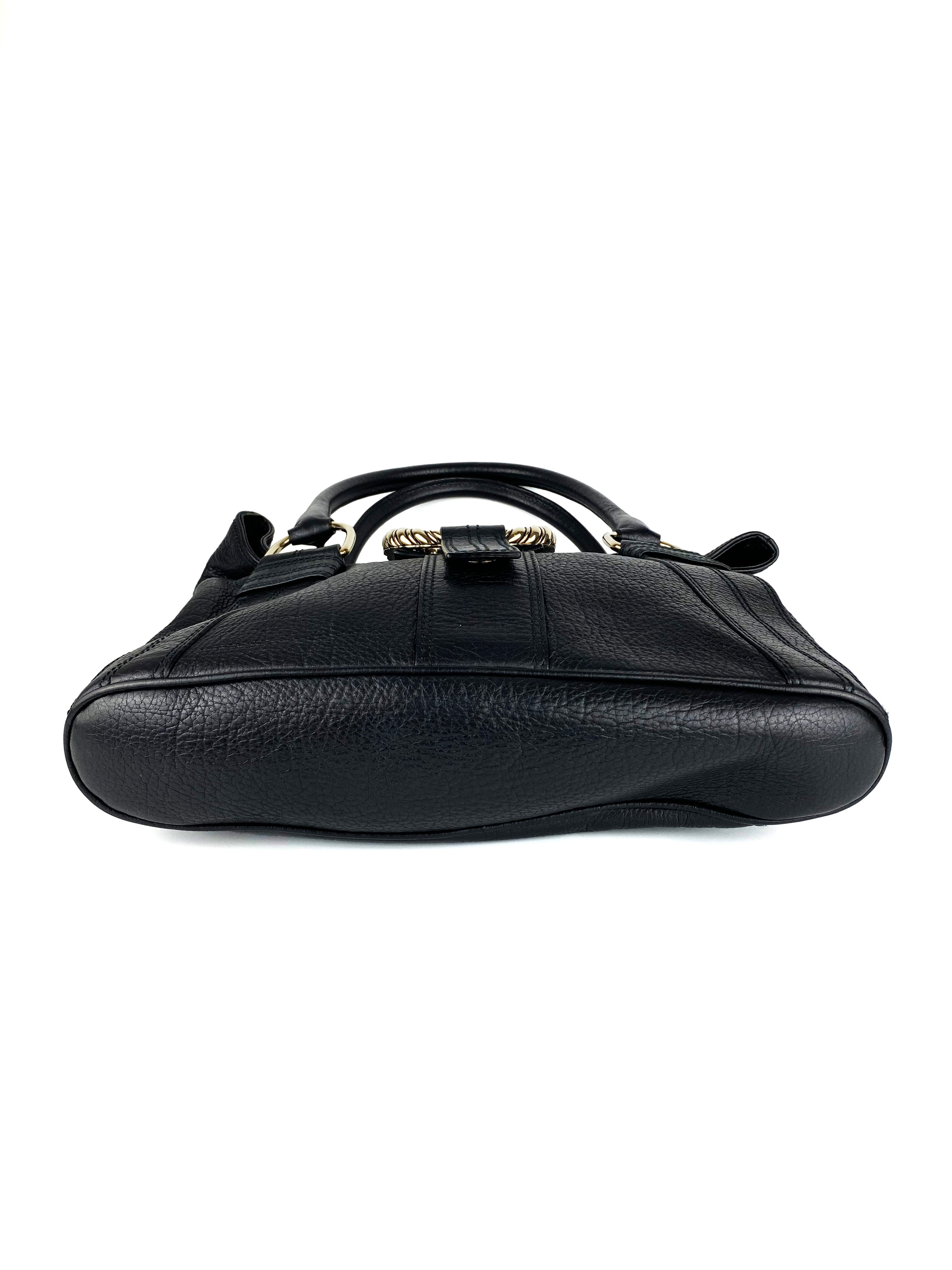 Bvlgari Black Leoni Lion Bag