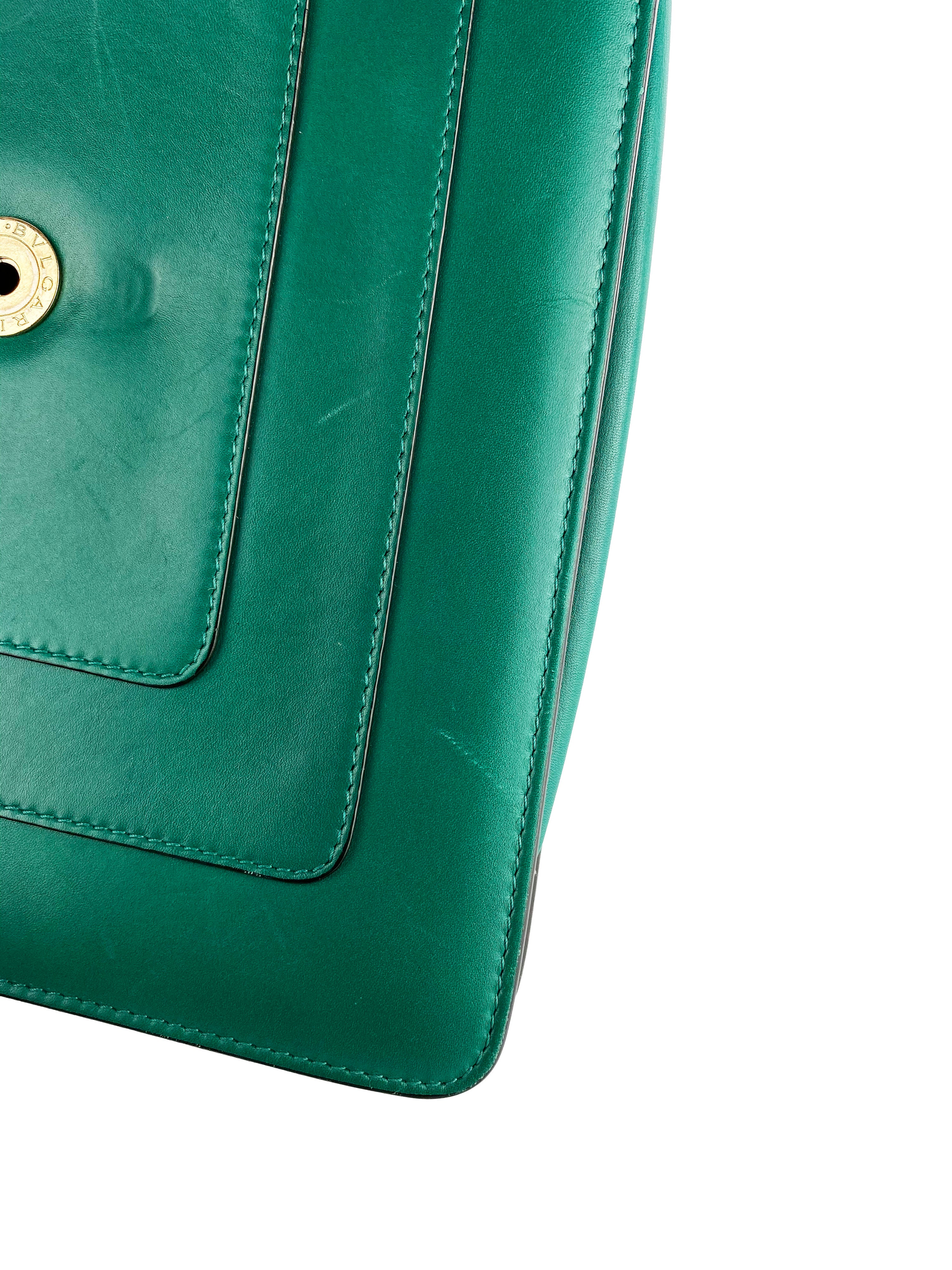 Bvlgari Serpenti Forever Green Shoulder Bag