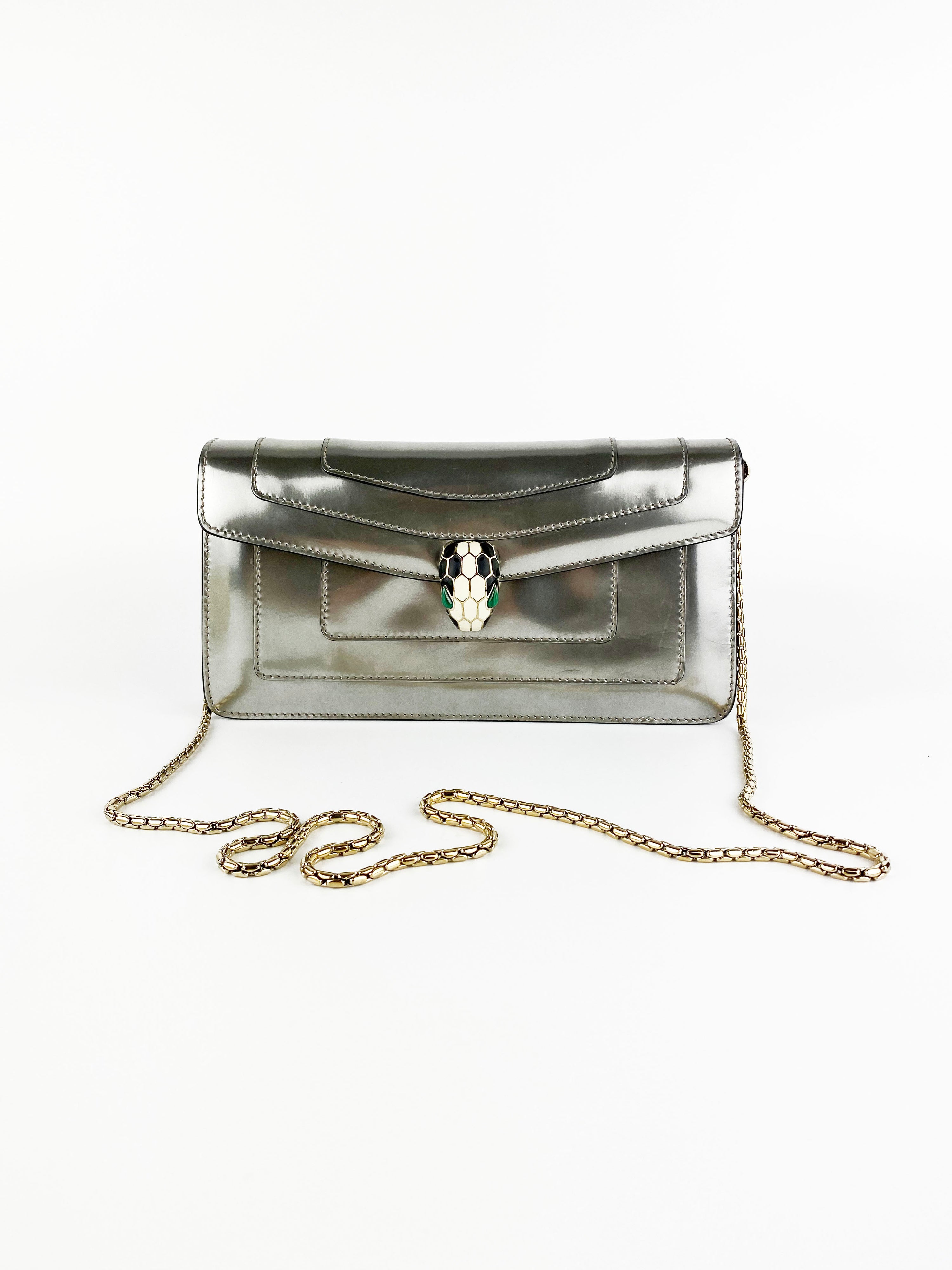 Bvlgari Serpenti Forever Chain Clutch