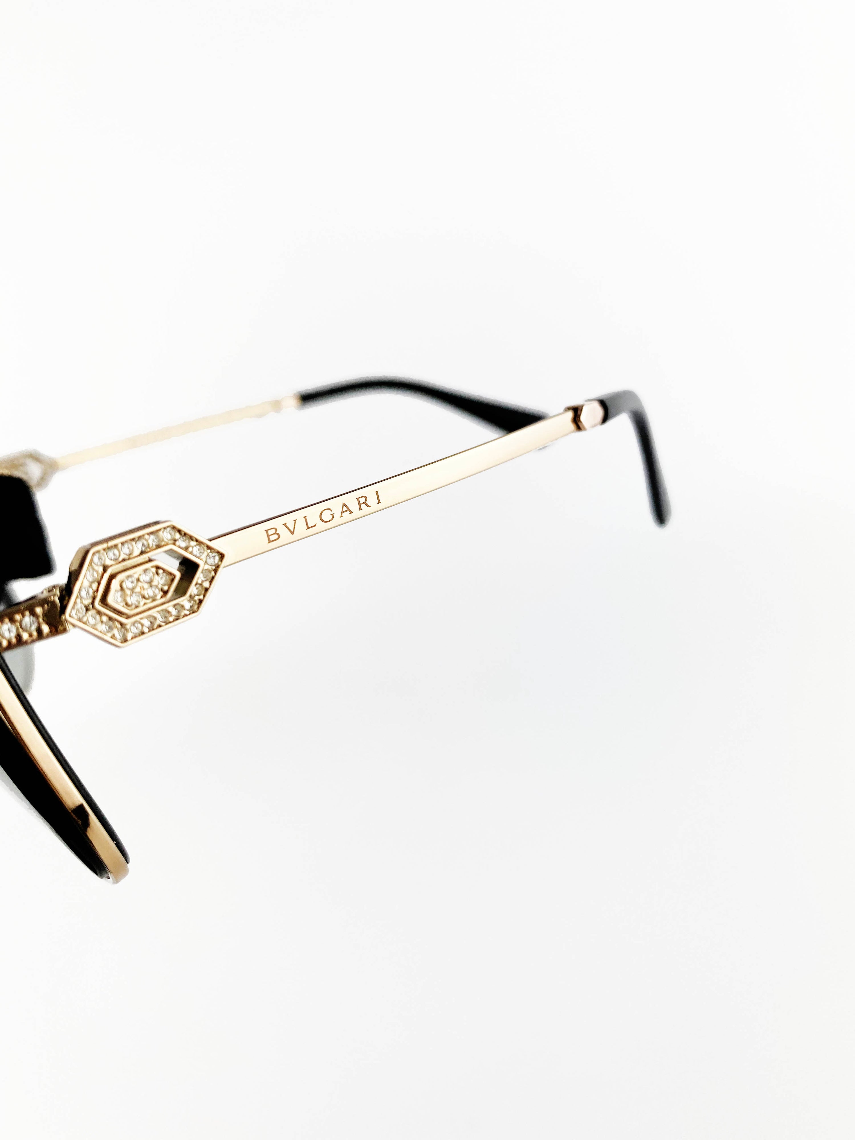 Bvlgari Gradient Black Serpenti Sunglasses