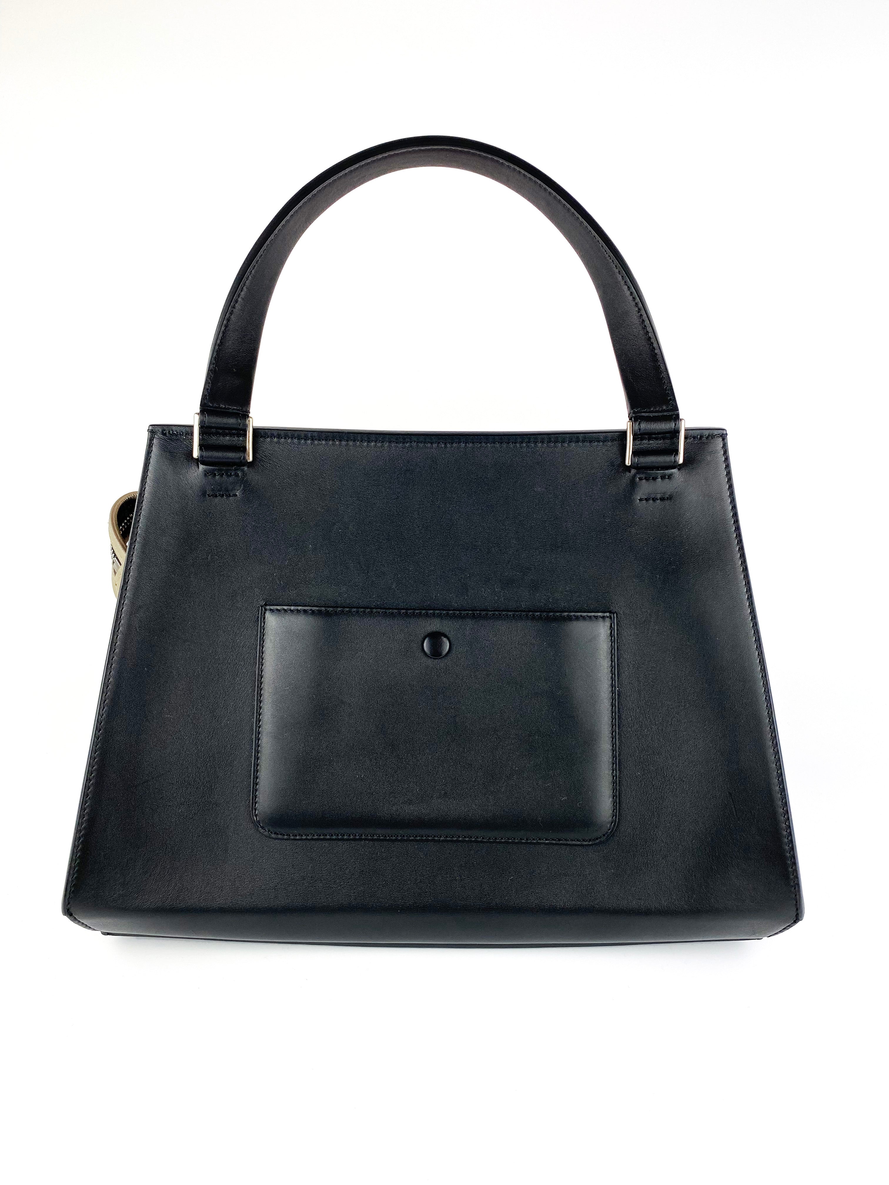 Celine Orange/Black Edge Bag