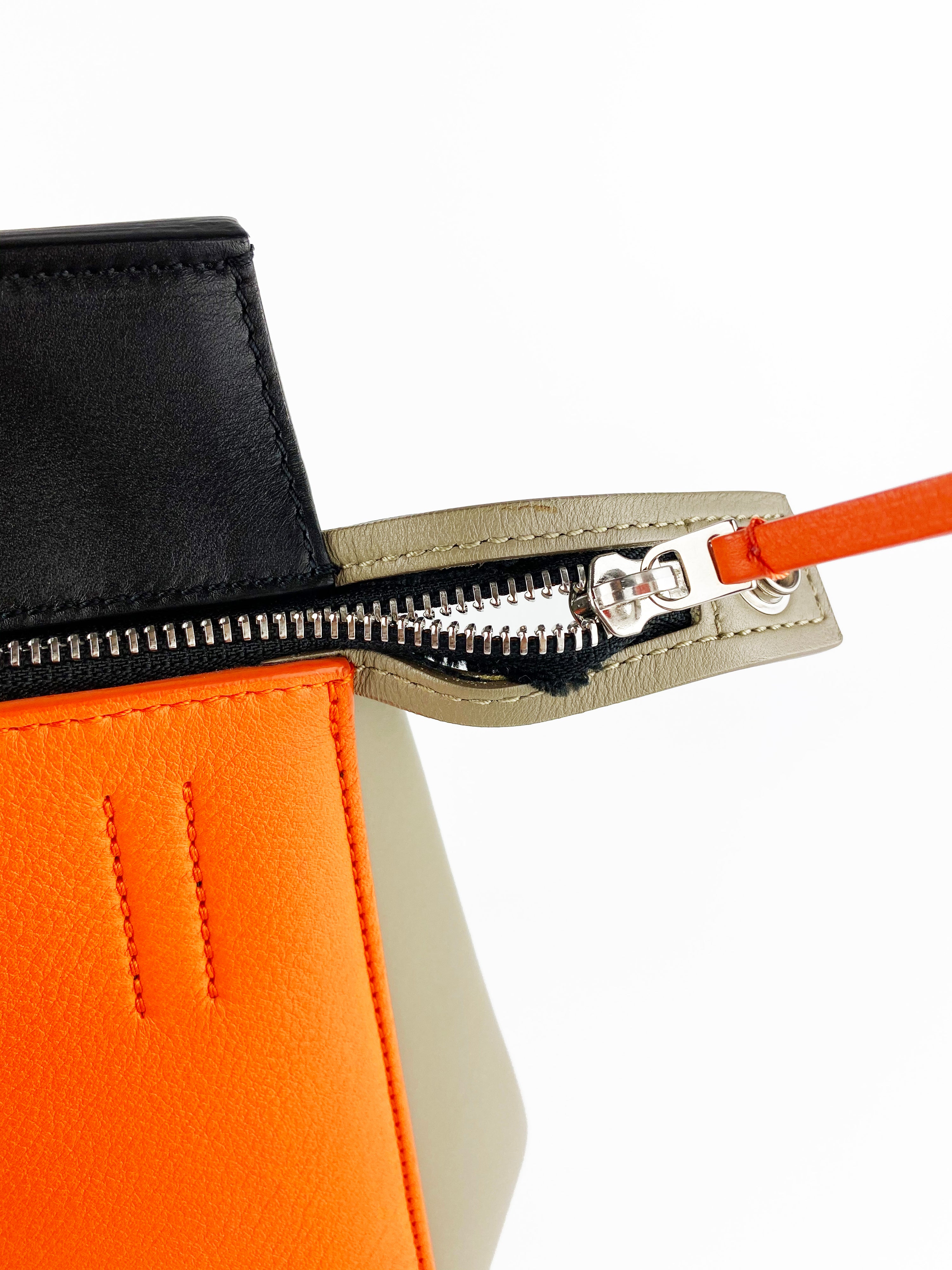 Celine Orange/Black Edge Bag