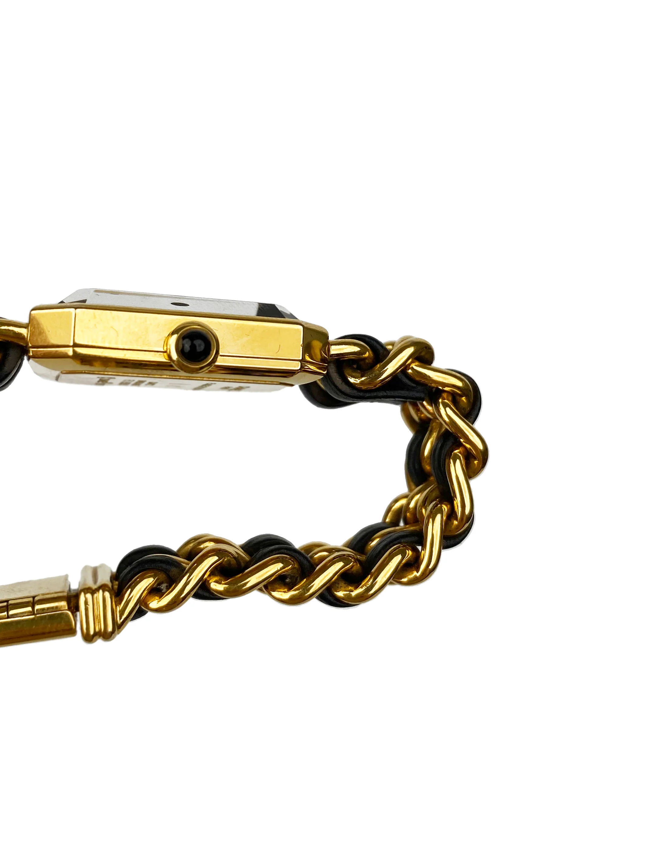 Chanel Black  Gold Premiere Watch