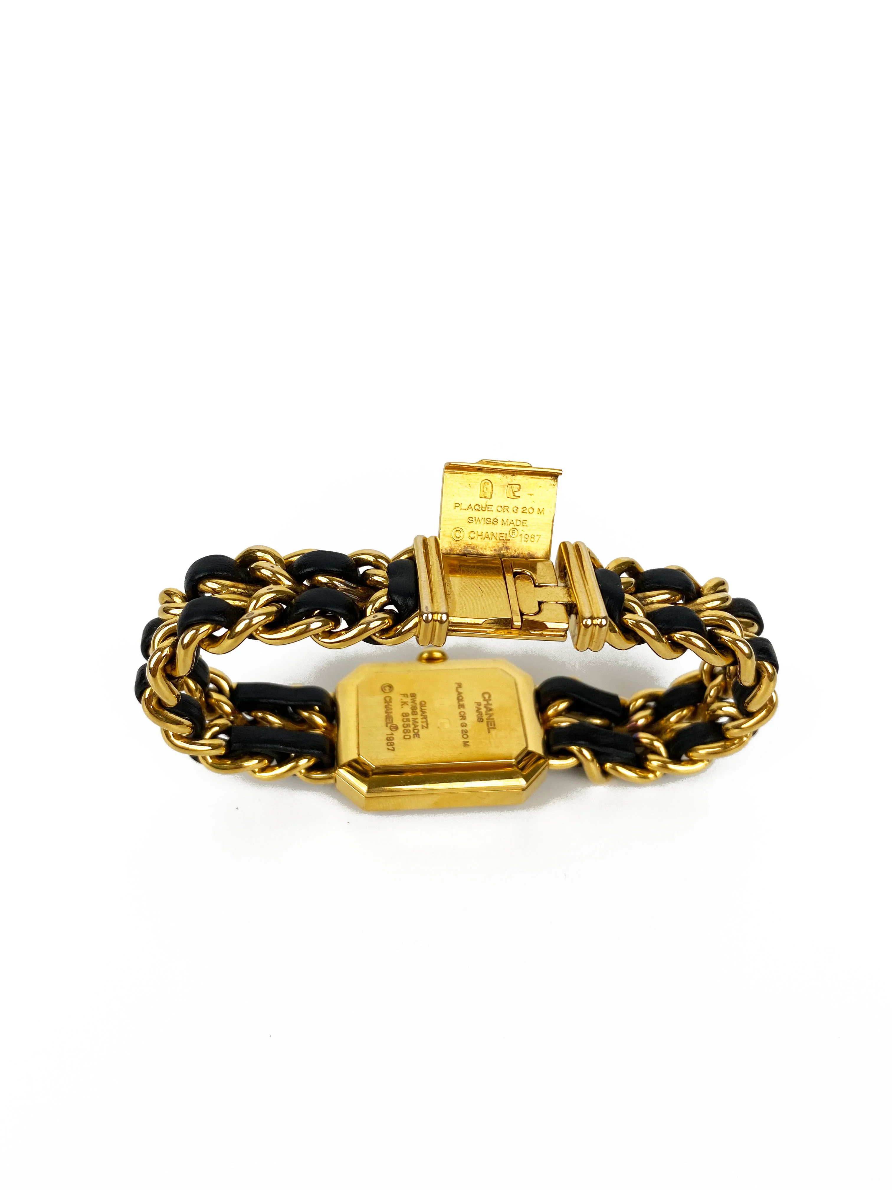 Chanel Black  Gold Premiere Watch
