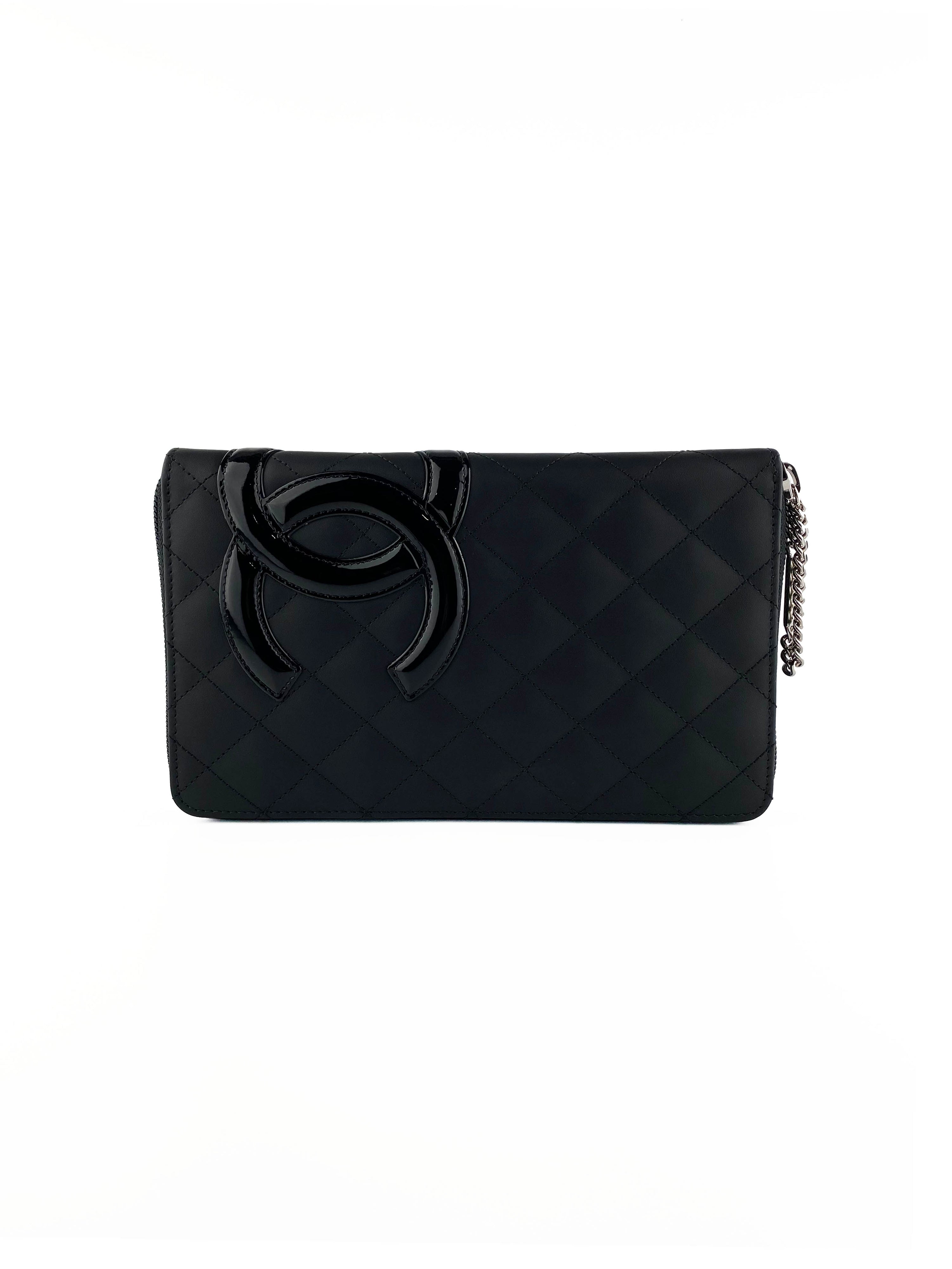 Chanel Black Cambon Bi-fold Wallet