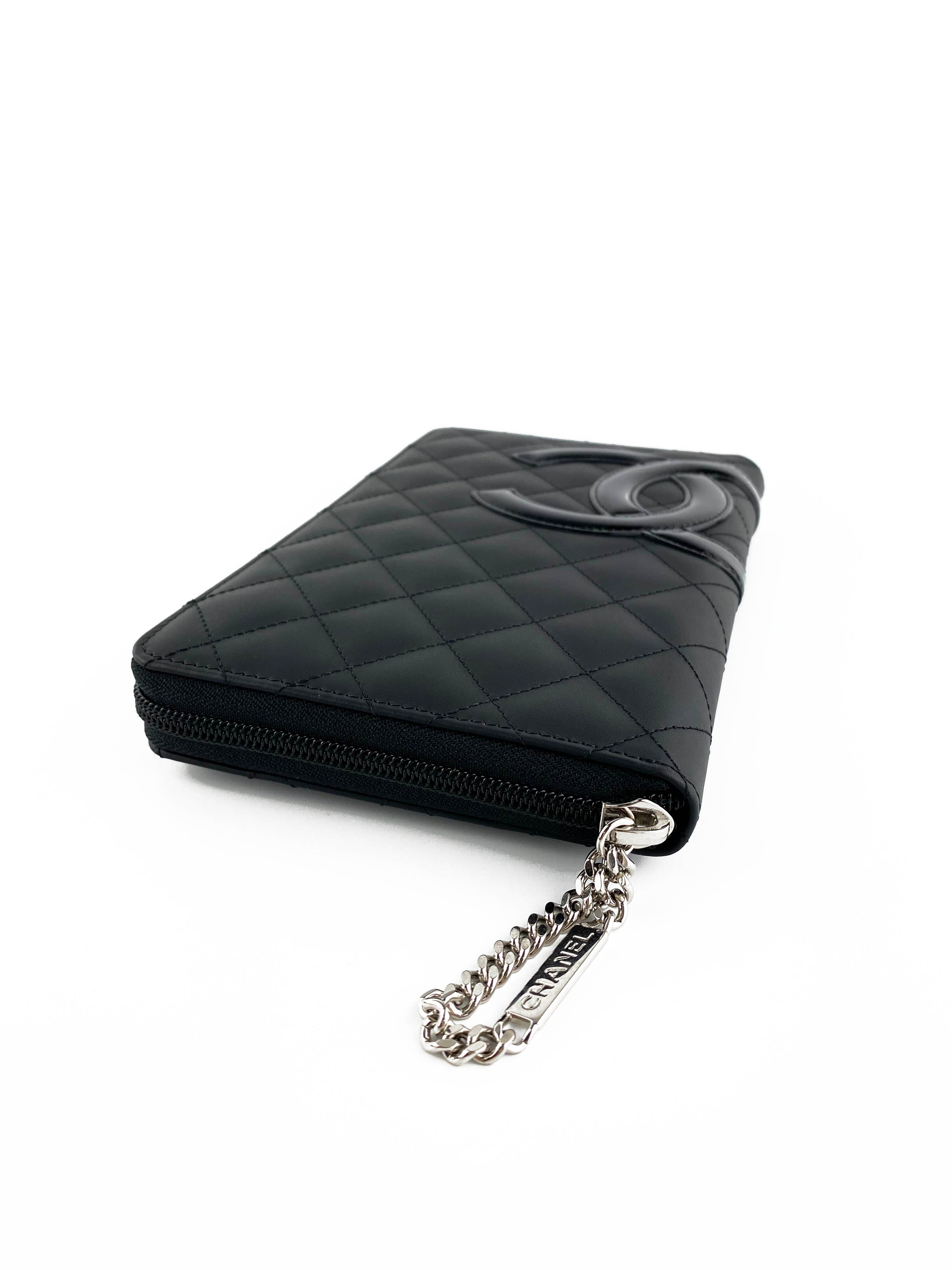 Chanel Black Cambon Bi-fold Wallet