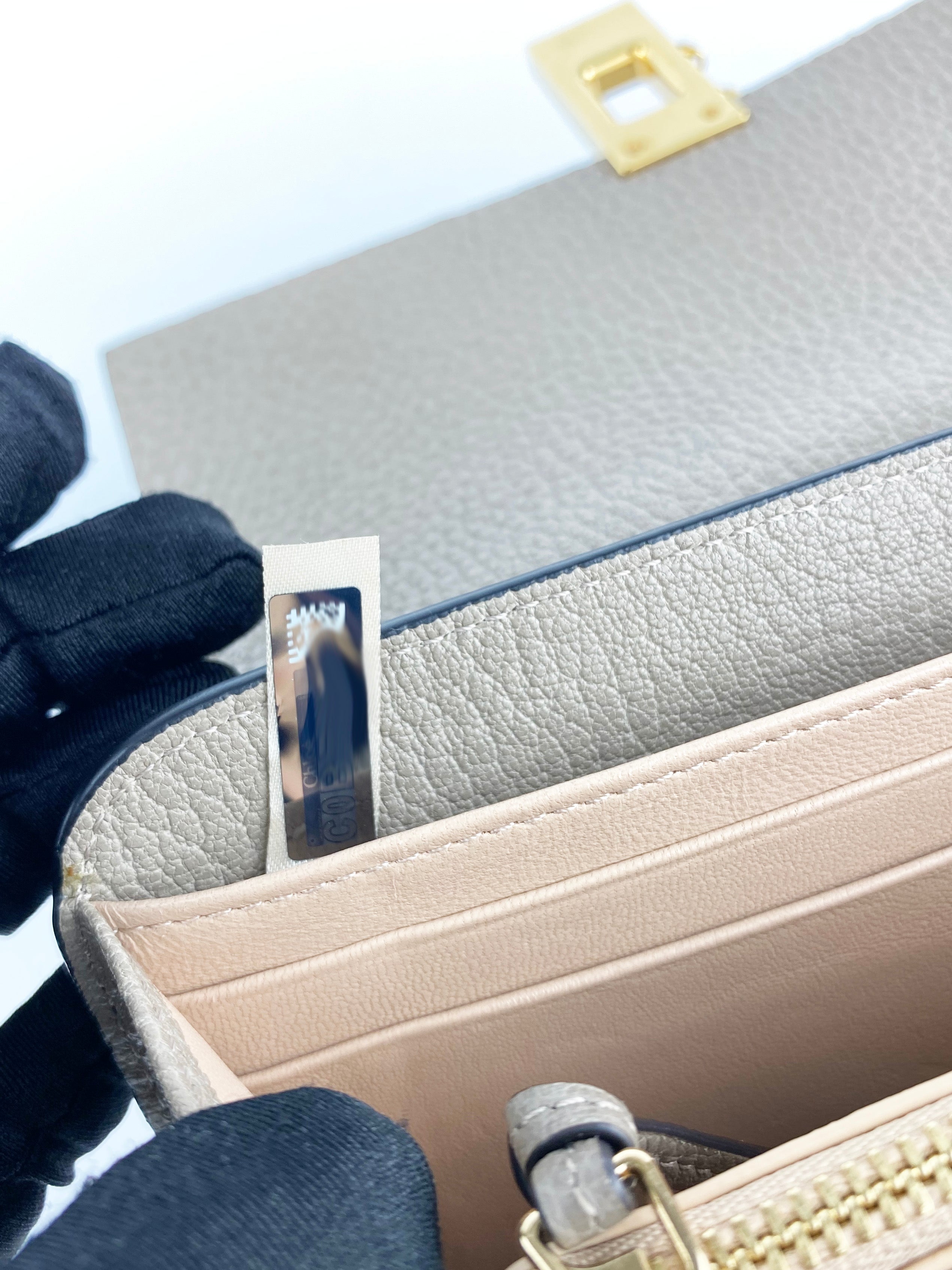 Chloe Grey Long Drew Wallet