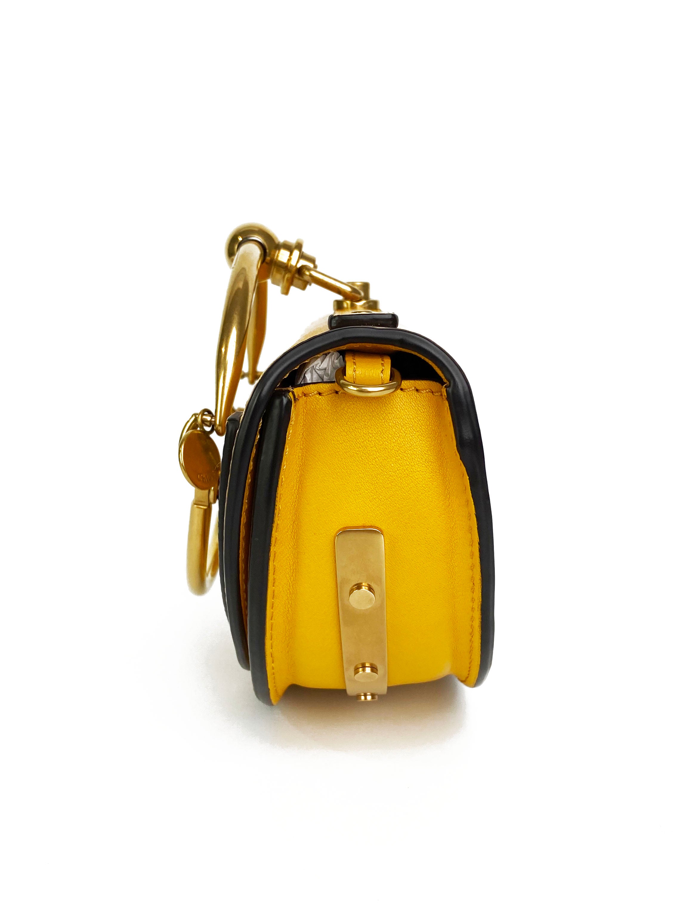 Chloe Yellow Nile Minaudiere Bag