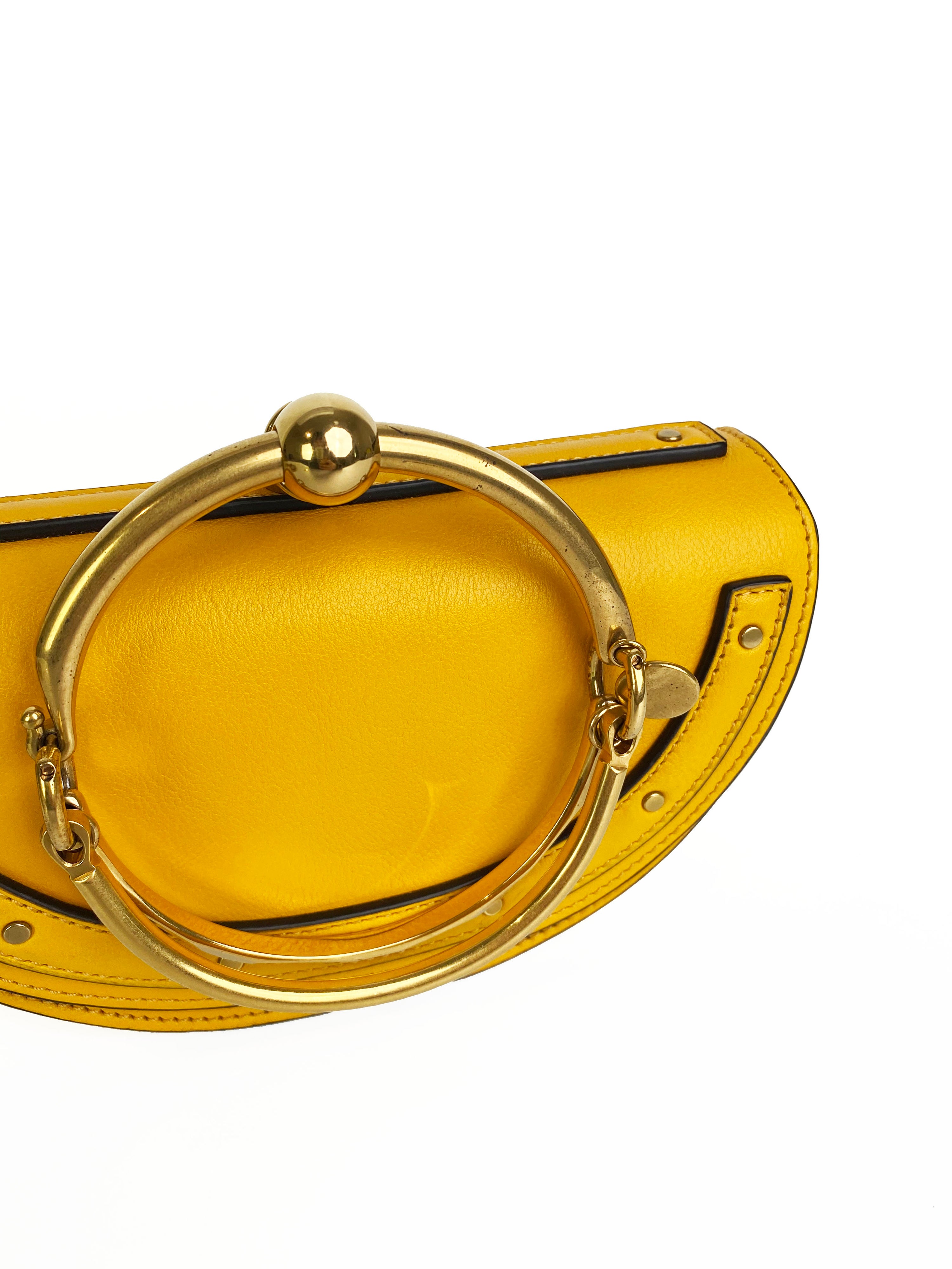 Chloe Yellow Nile Minaudiere Bag