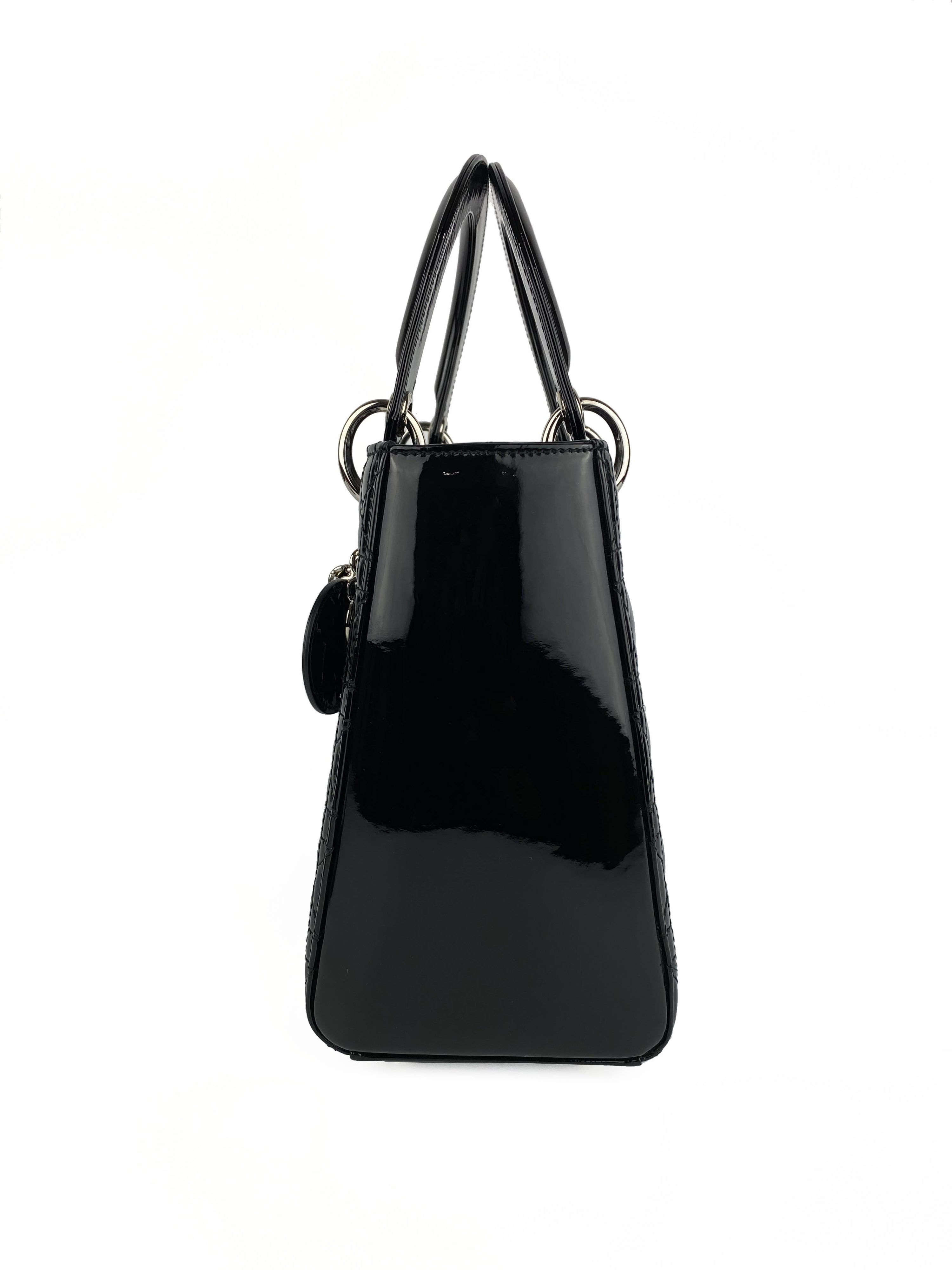 Christian Dior Medium Black Lady Dior Bag