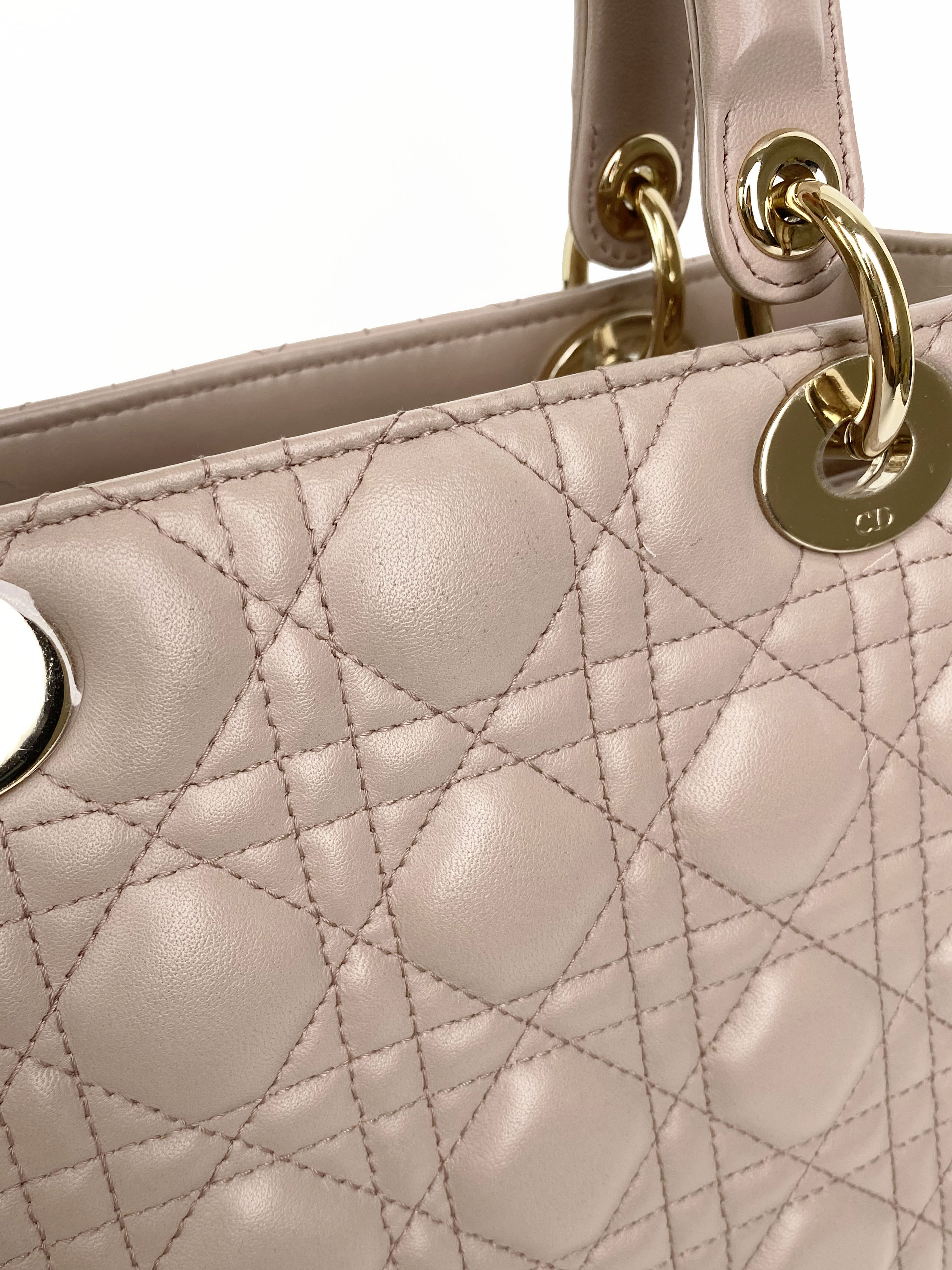 Christian Dior Medium Mauve Lady Dior Bag