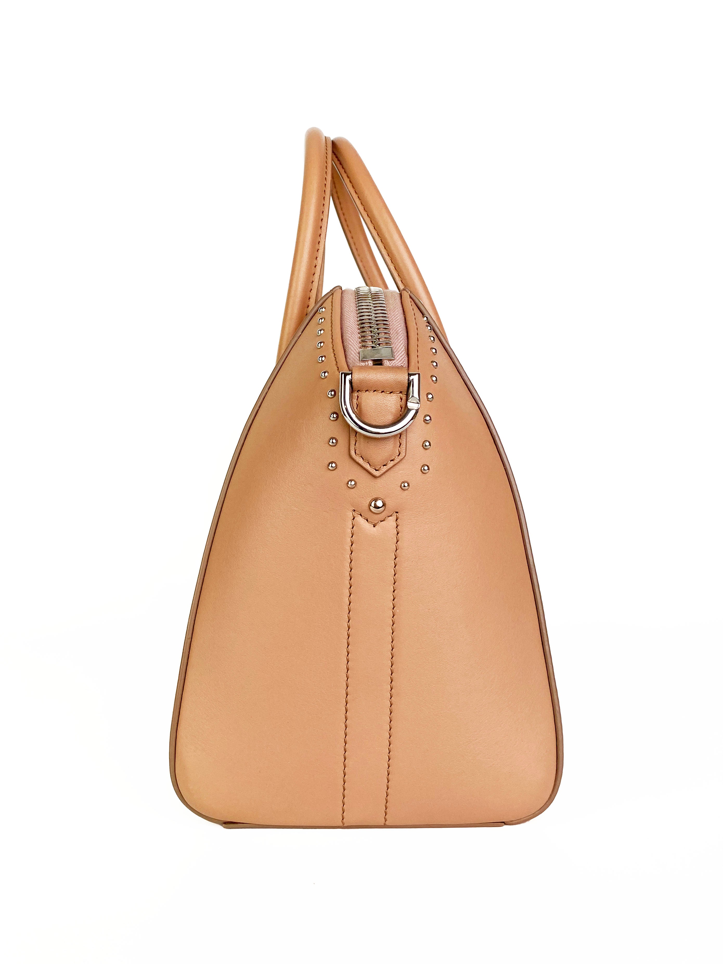 Givenchy Small Nude Pink Studded Antigona Tote