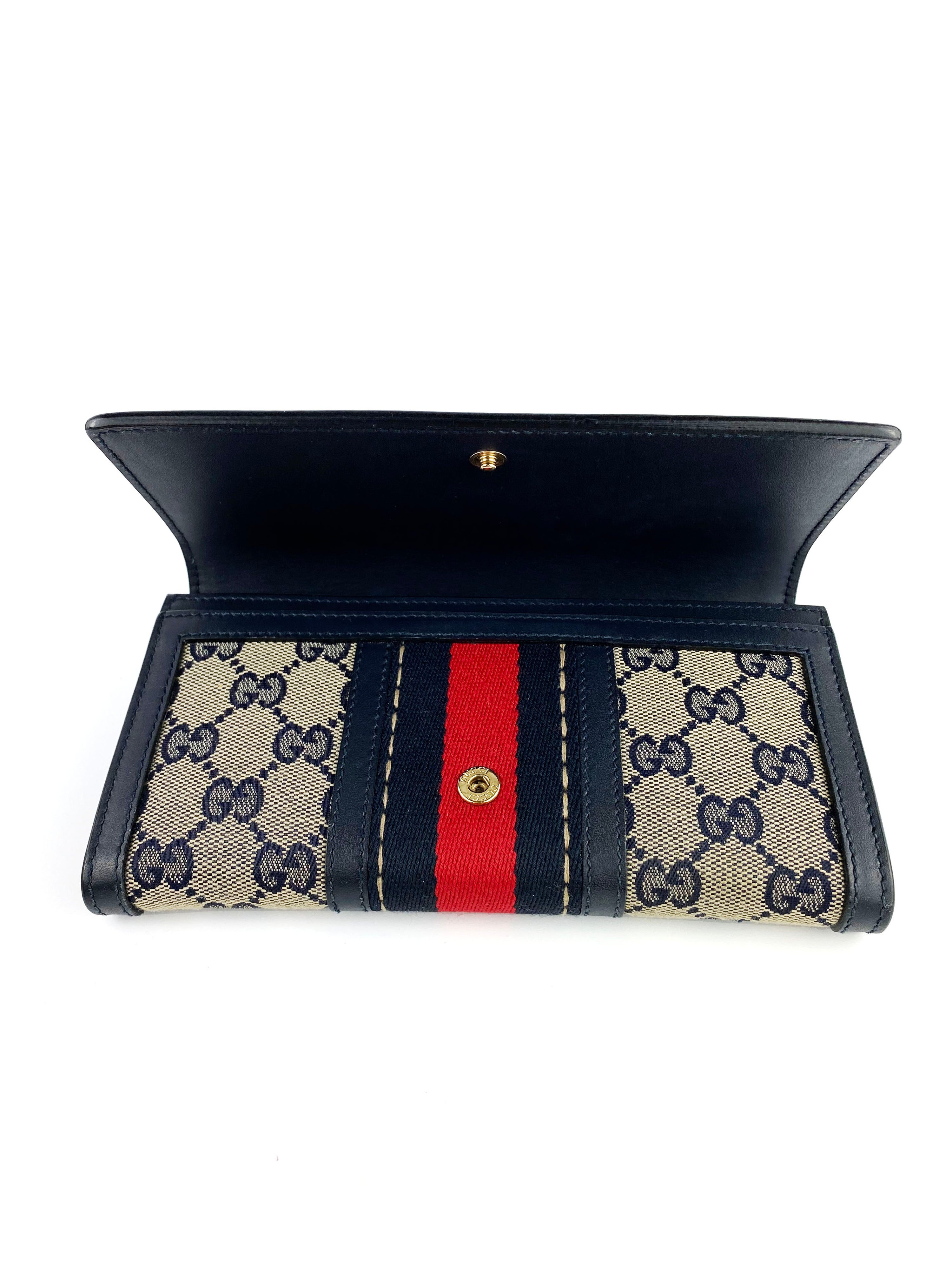 Gucci Monogram Rania Bee Wallet