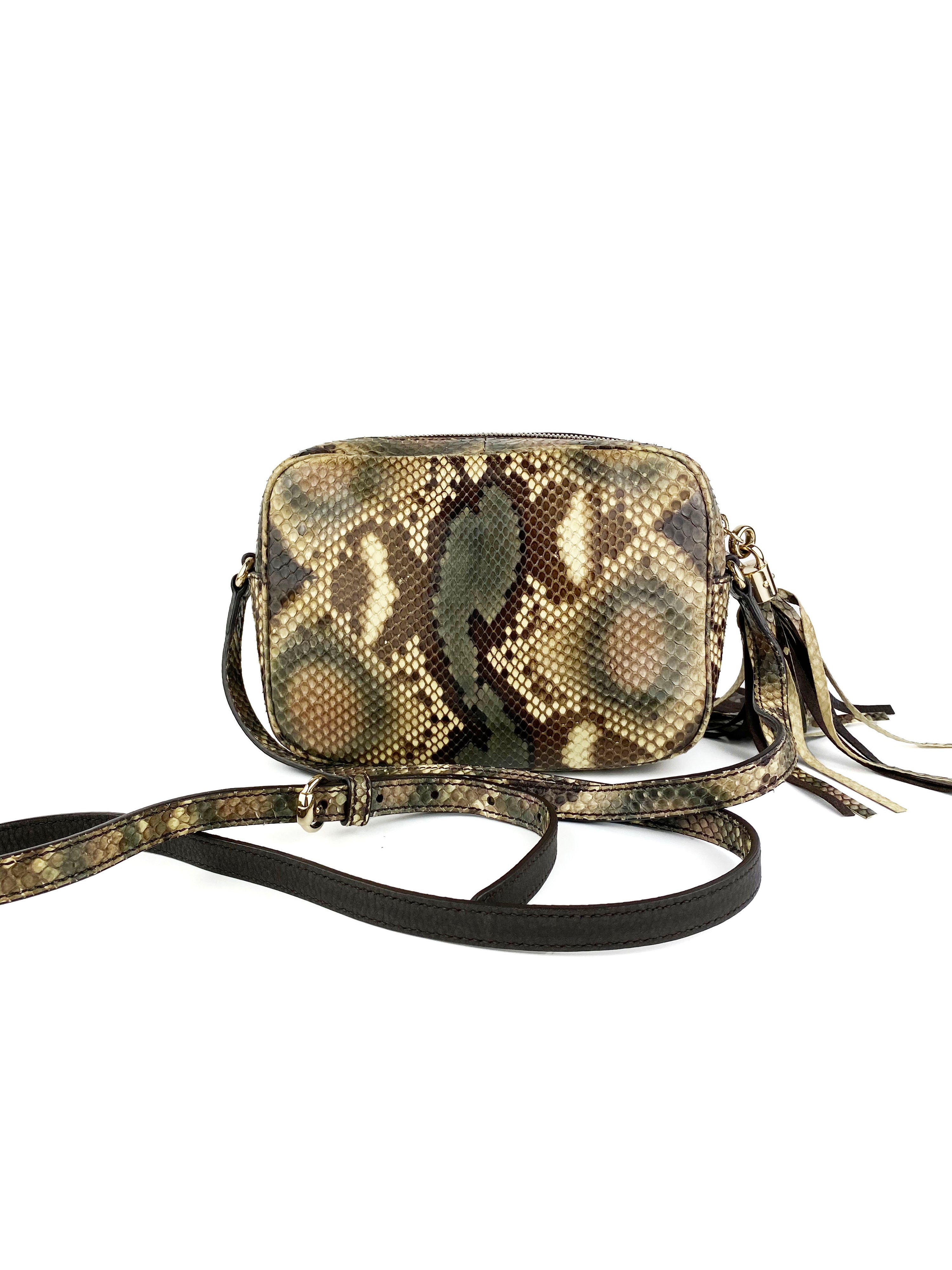 Gucci Snakeskin Small Soho Disco Bag