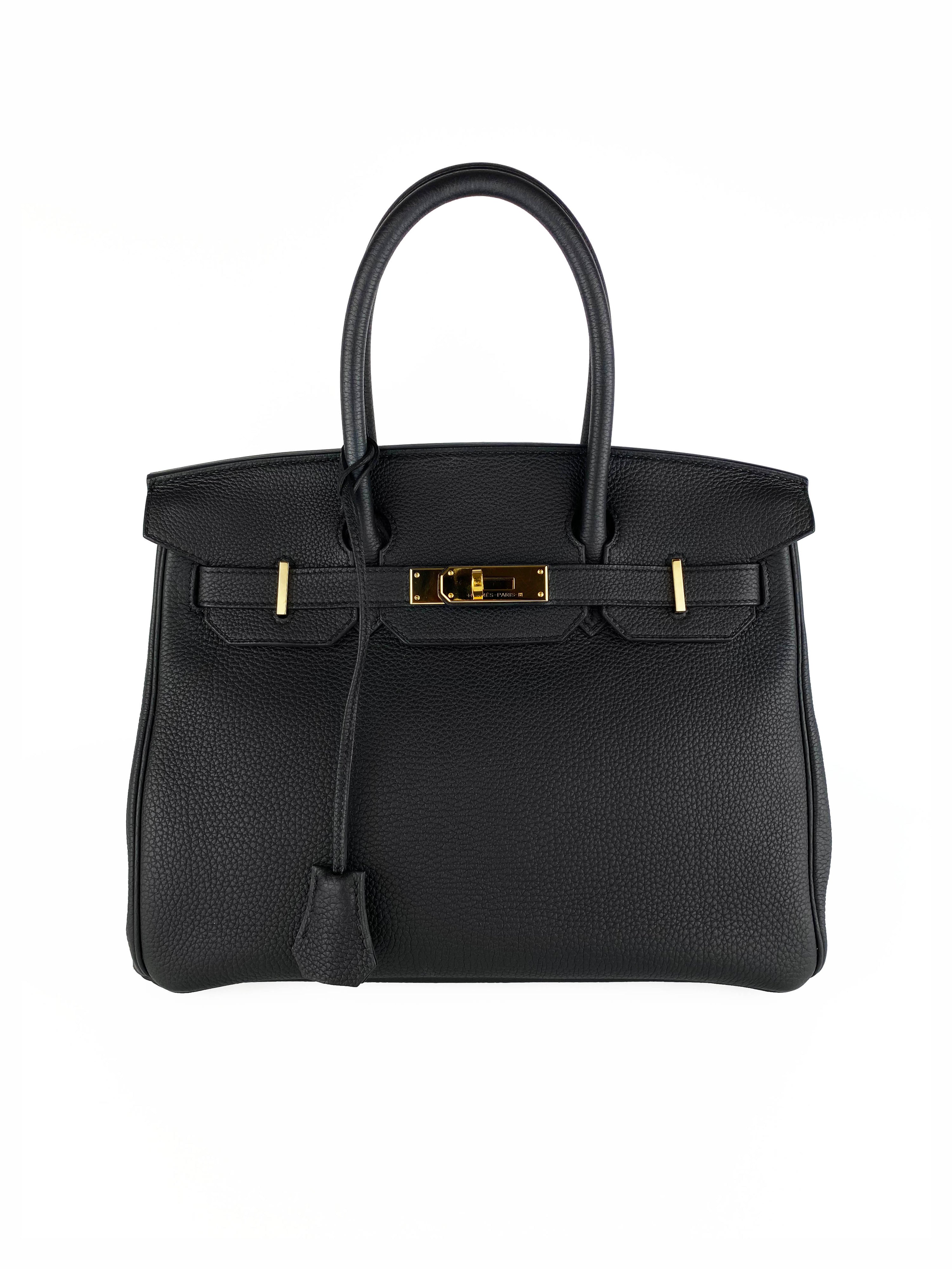 Hermes Birkin 30 Bag Noir