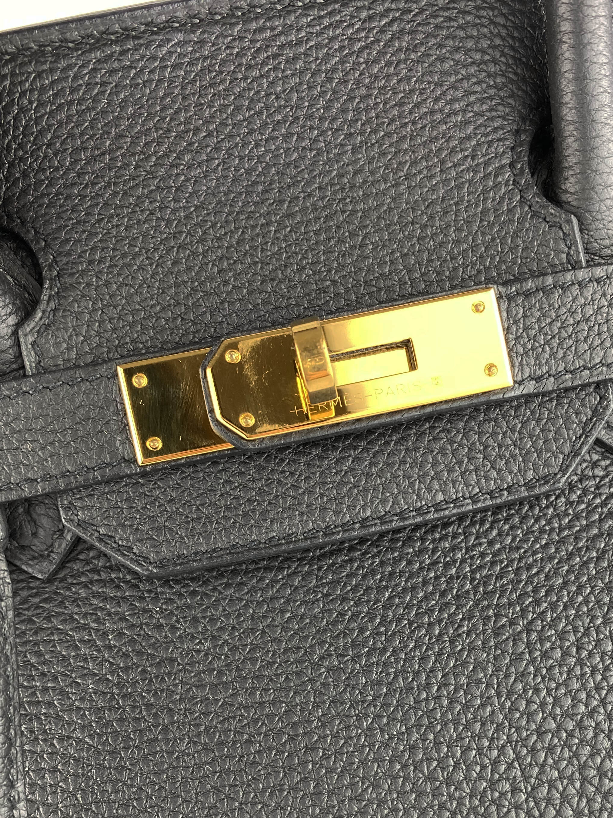 Hermes Birkin 30 Bag Noir