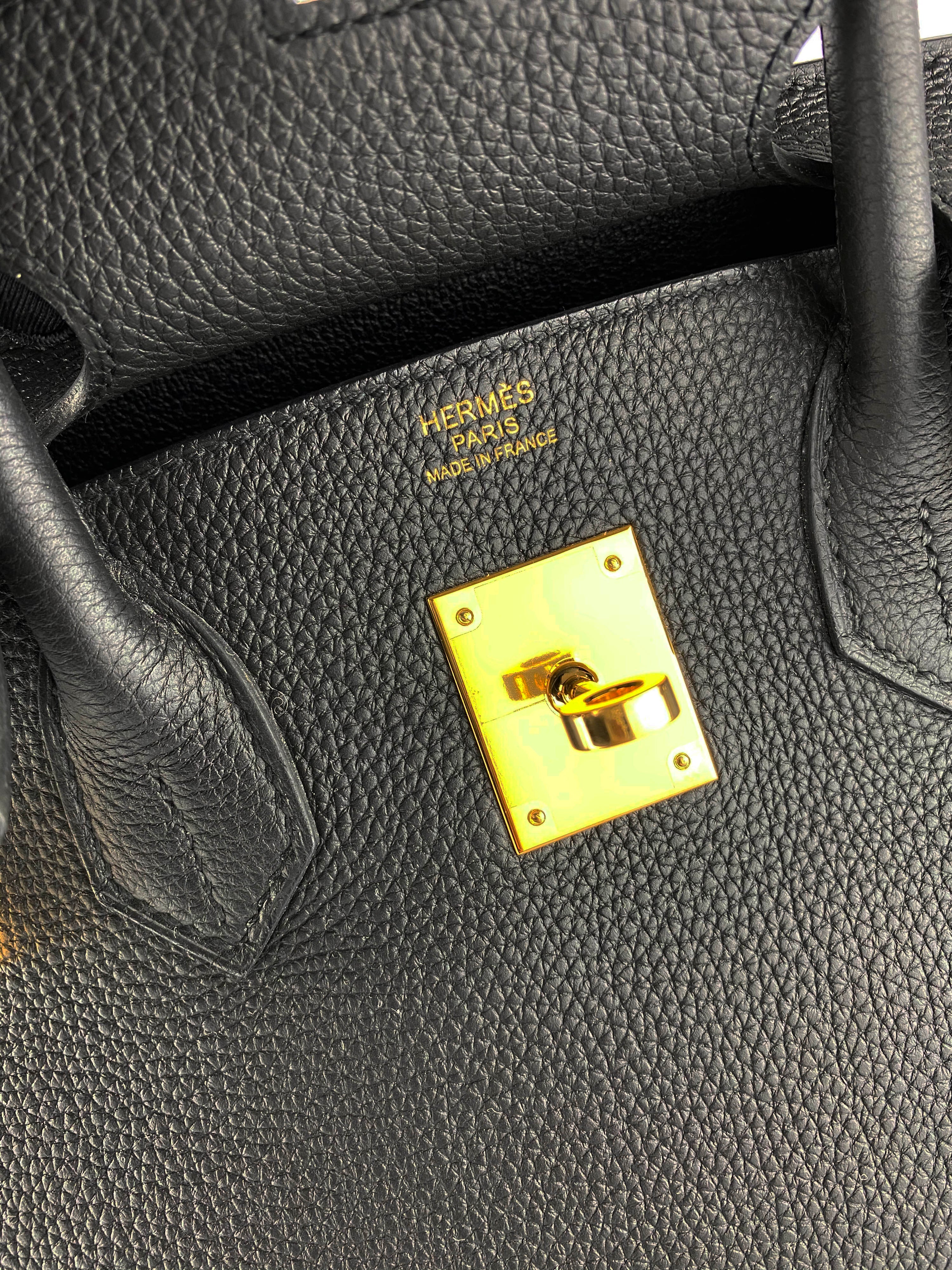 Hermes Birkin 30 Bag Noir