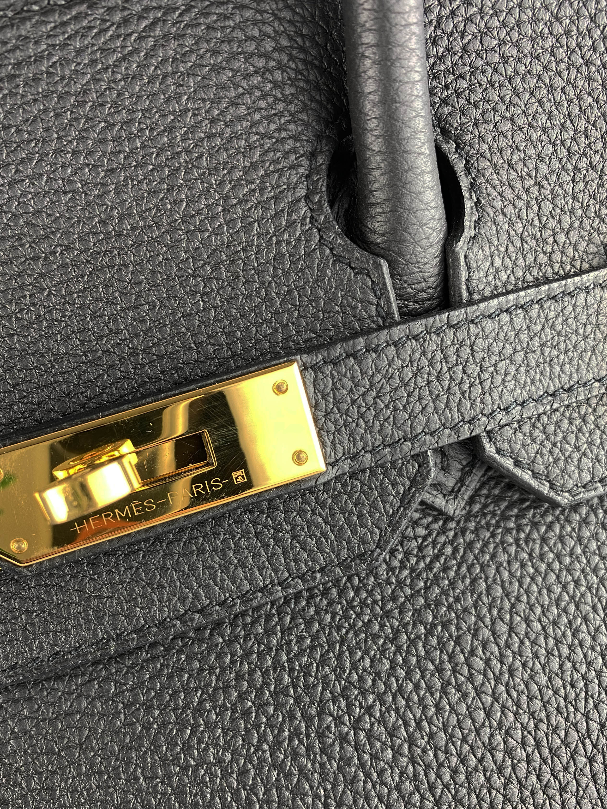 Hermes Birkin 30 Bag Noir