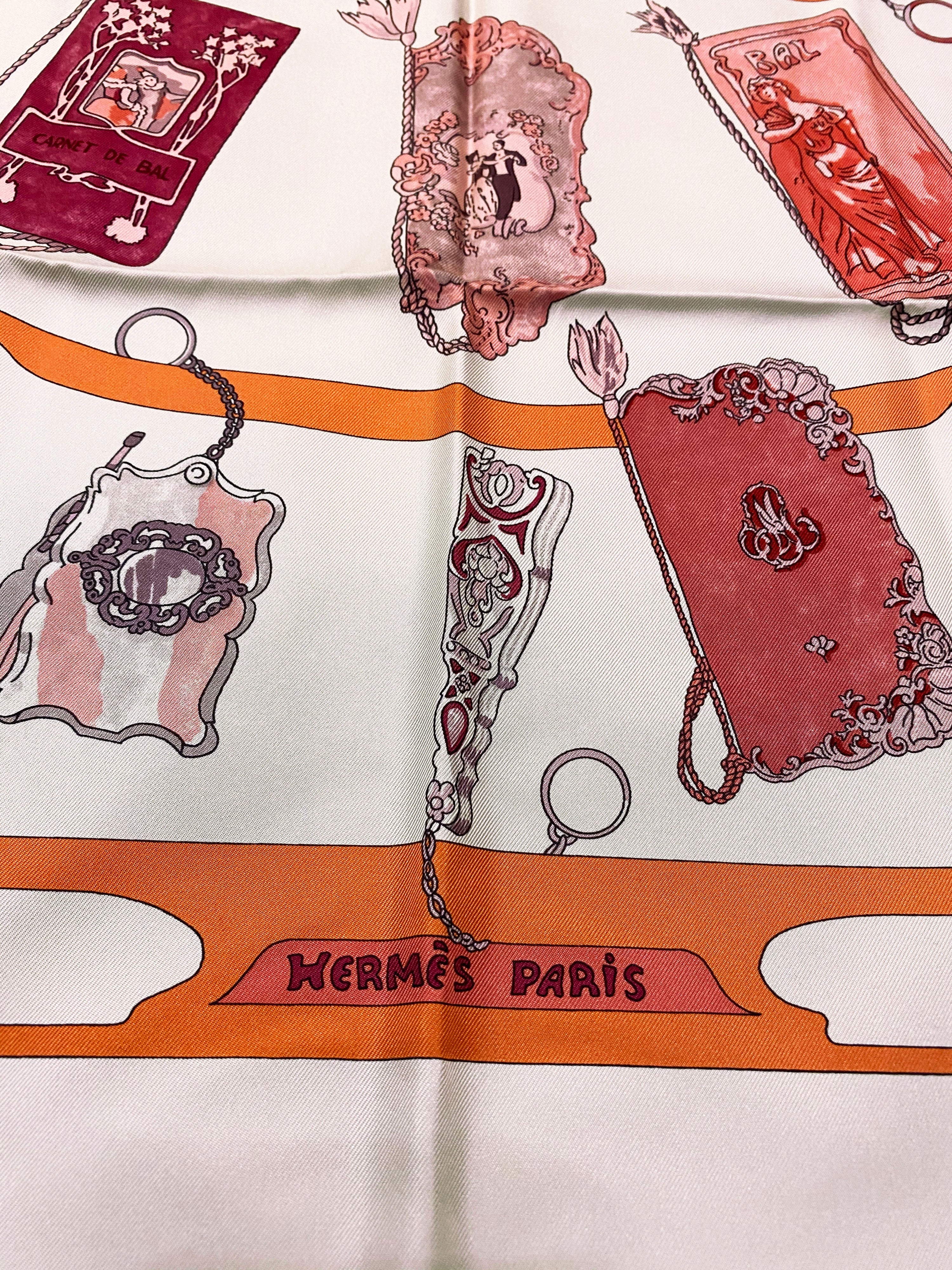 Hermes Carnets de Bal 2007 Scarf