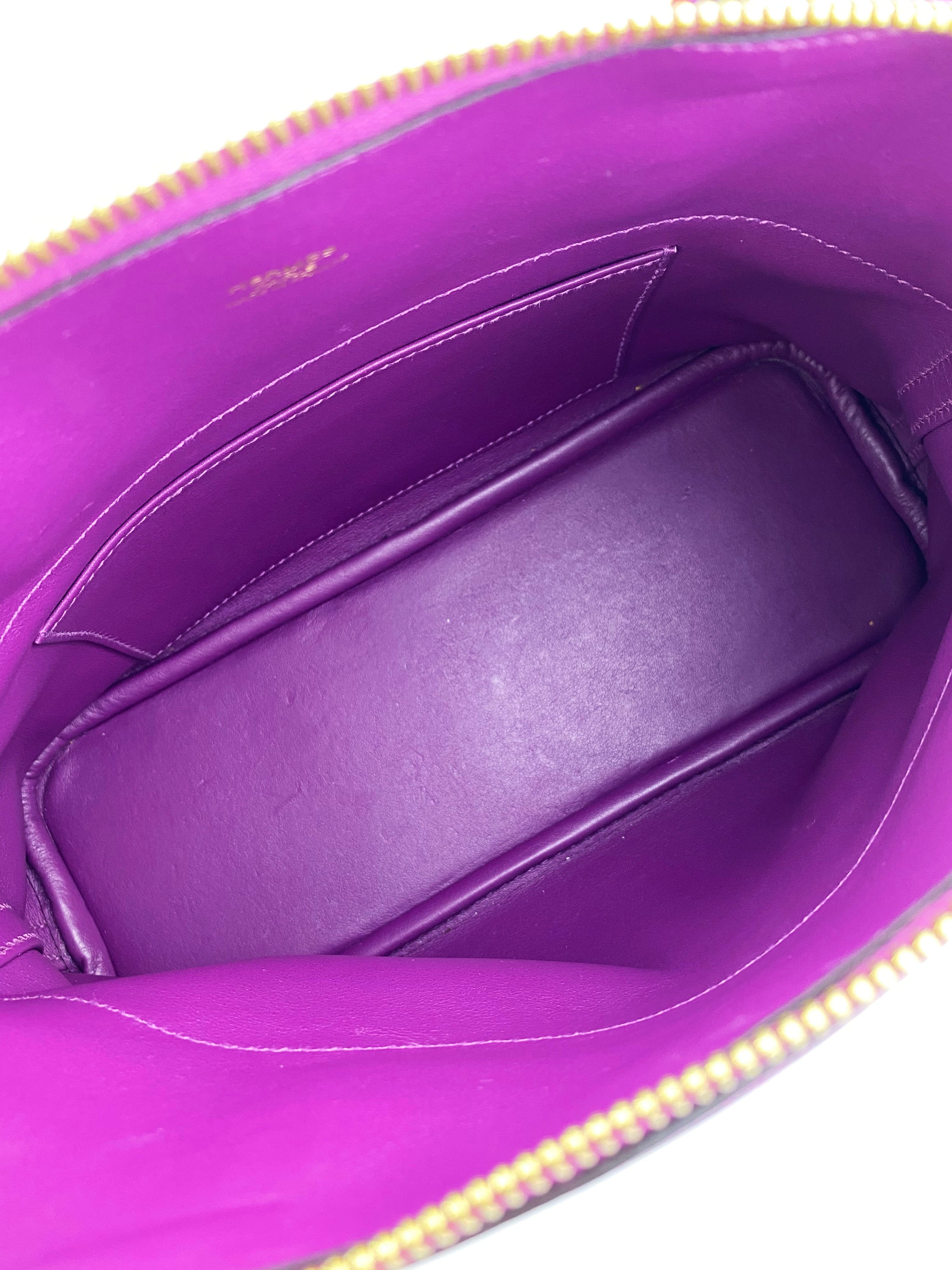 Hermes Purple Bolide 27 Bag