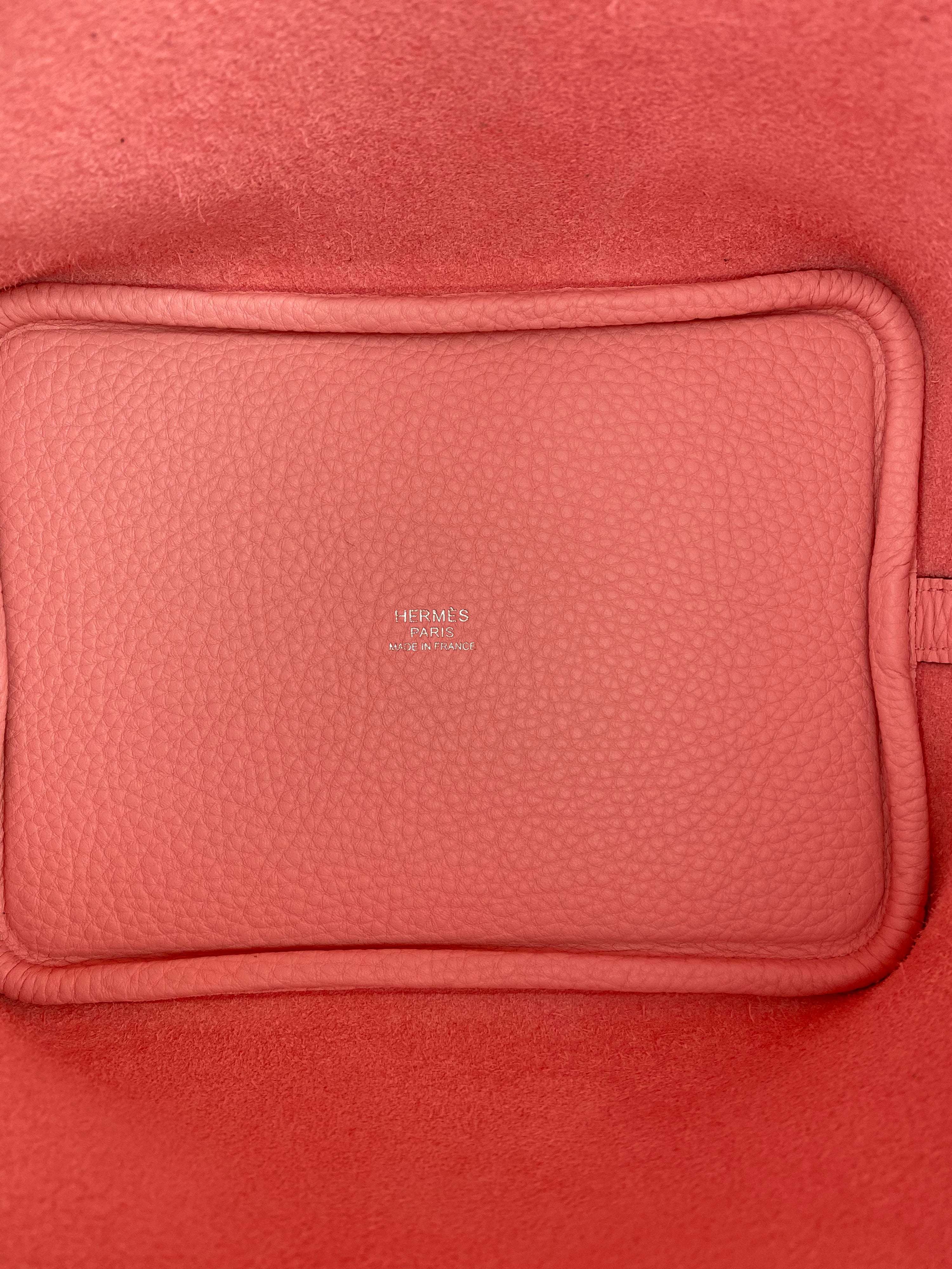 Hermes Rose Sakura Picotin Lock 18 Bag