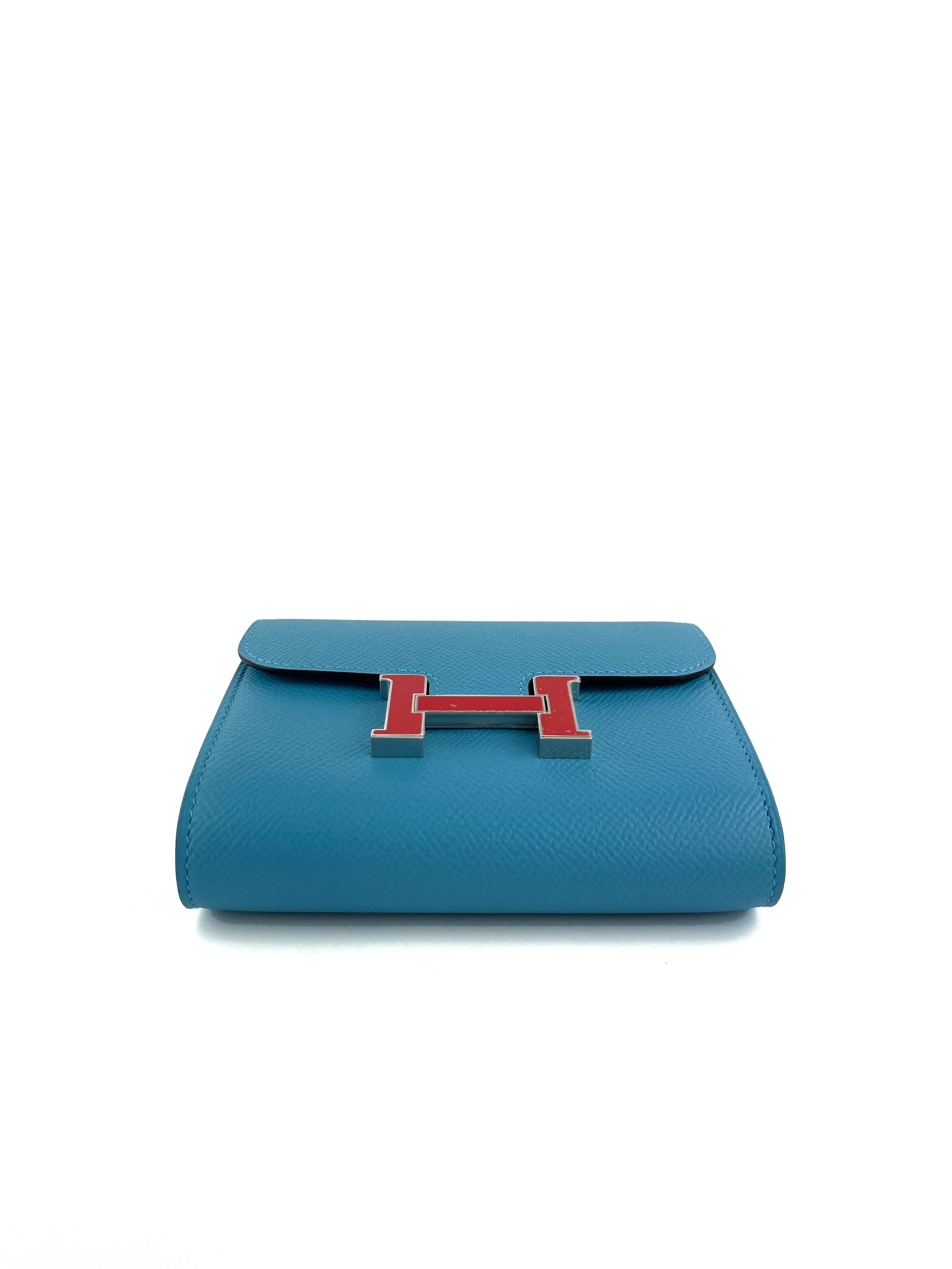 Hermes Light Blue Constance Wallet