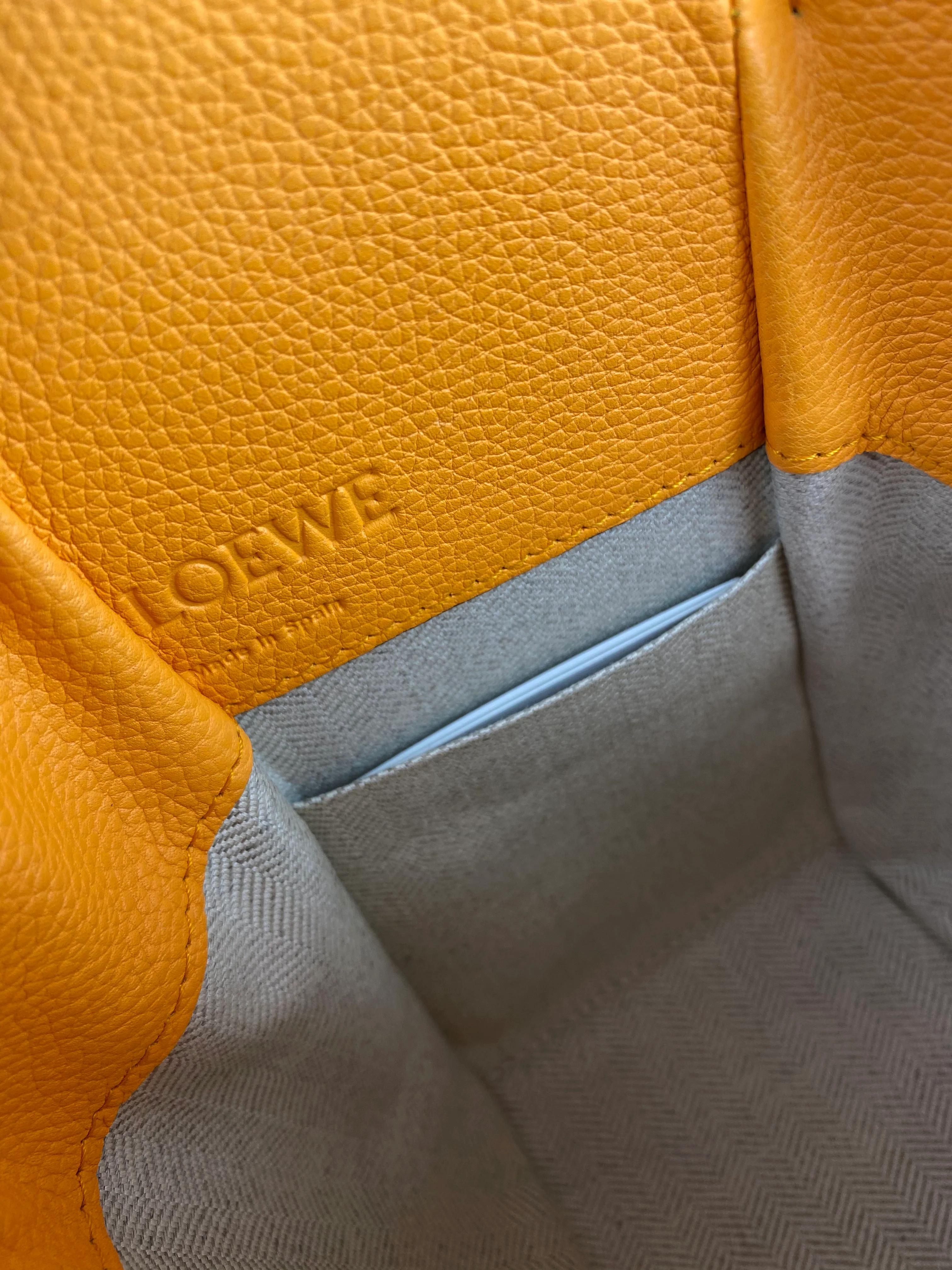 Loewe Orange Mini Hammock Bag