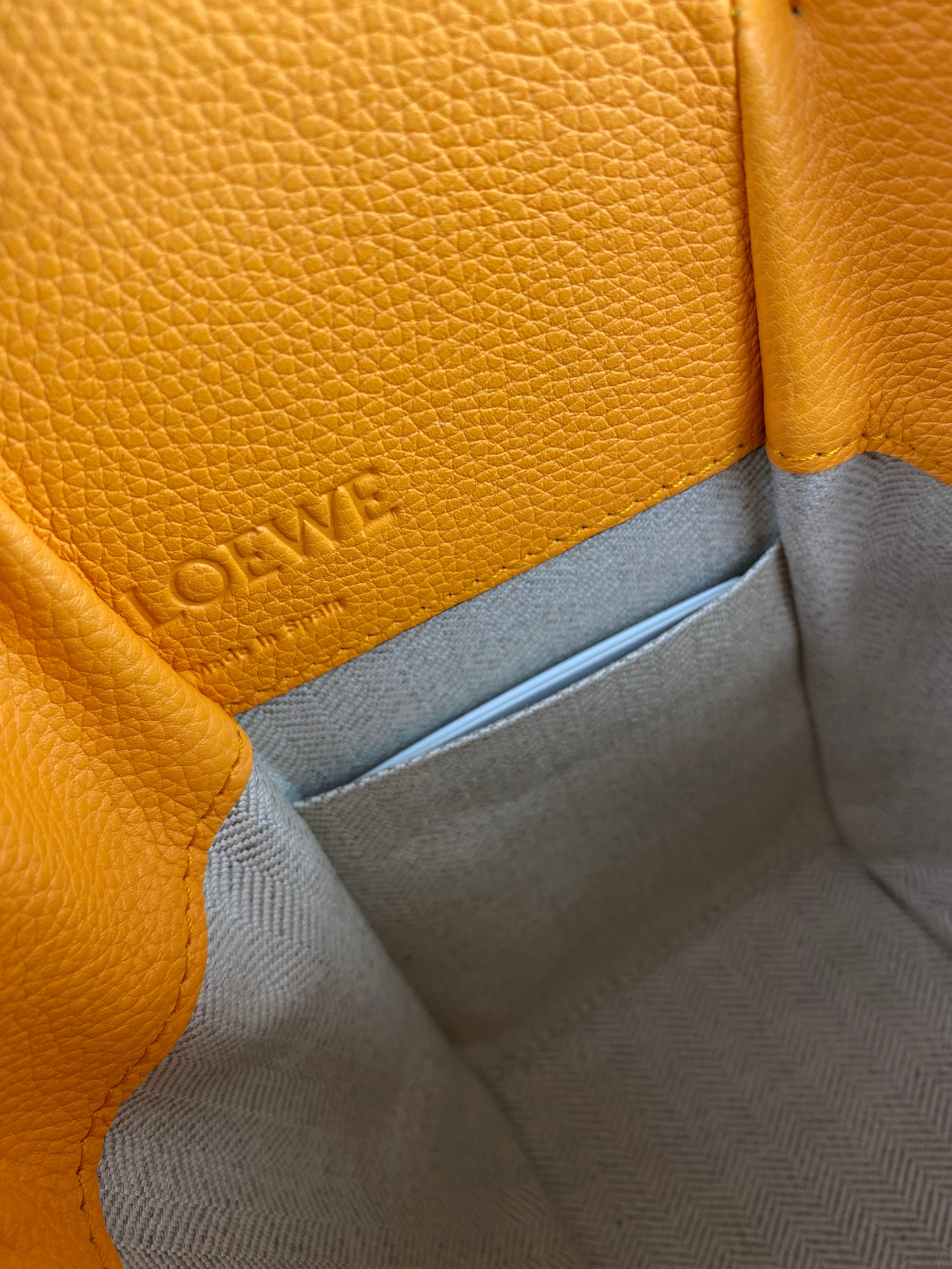 Loewe Orange Mini Hammock Bag