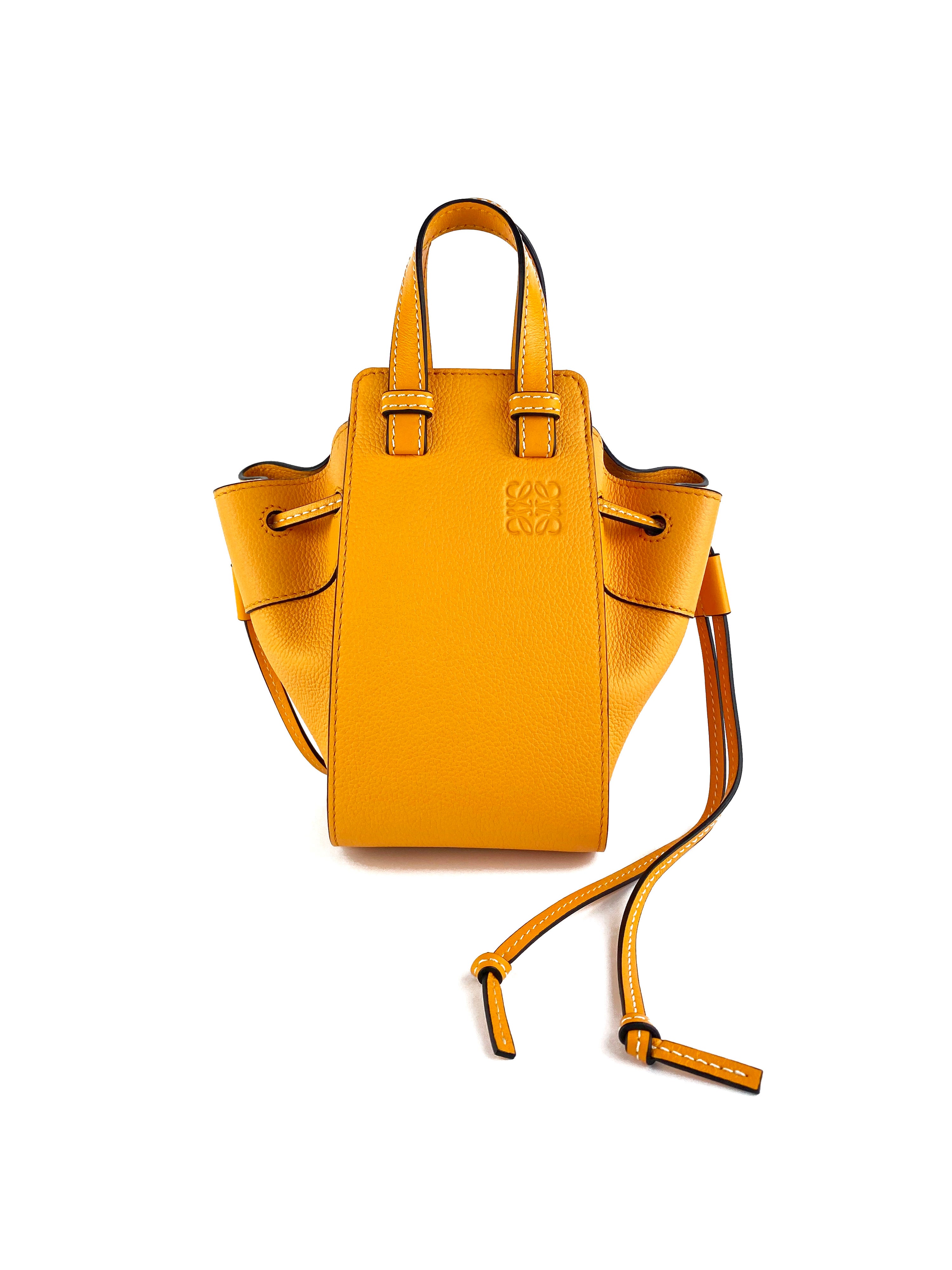 Loewe Orange Mini Hammock Bag